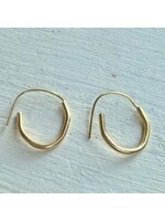 Studio Fran Studio Fran The Perfect Gold Hoops Medium