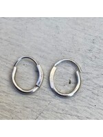Studio Fran Studio Fran The Perfect Little Silver Hoops