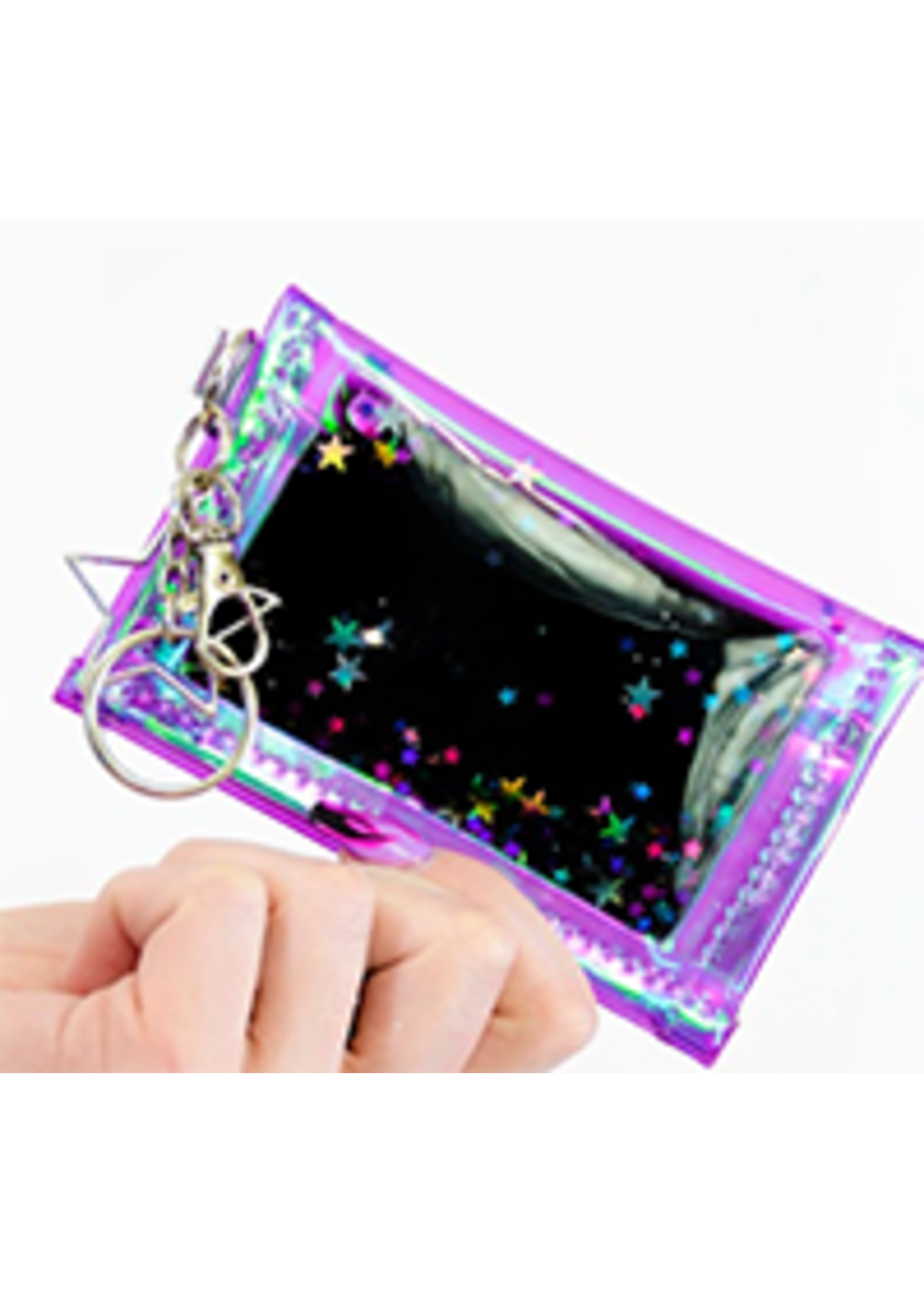 Mariah Hodges Liquid Glitter Tiny Wallet Starchild