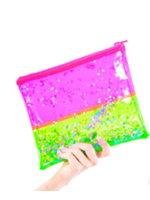 Mariah Hodges Liquid Glitter Make Up Bag Star Dazed