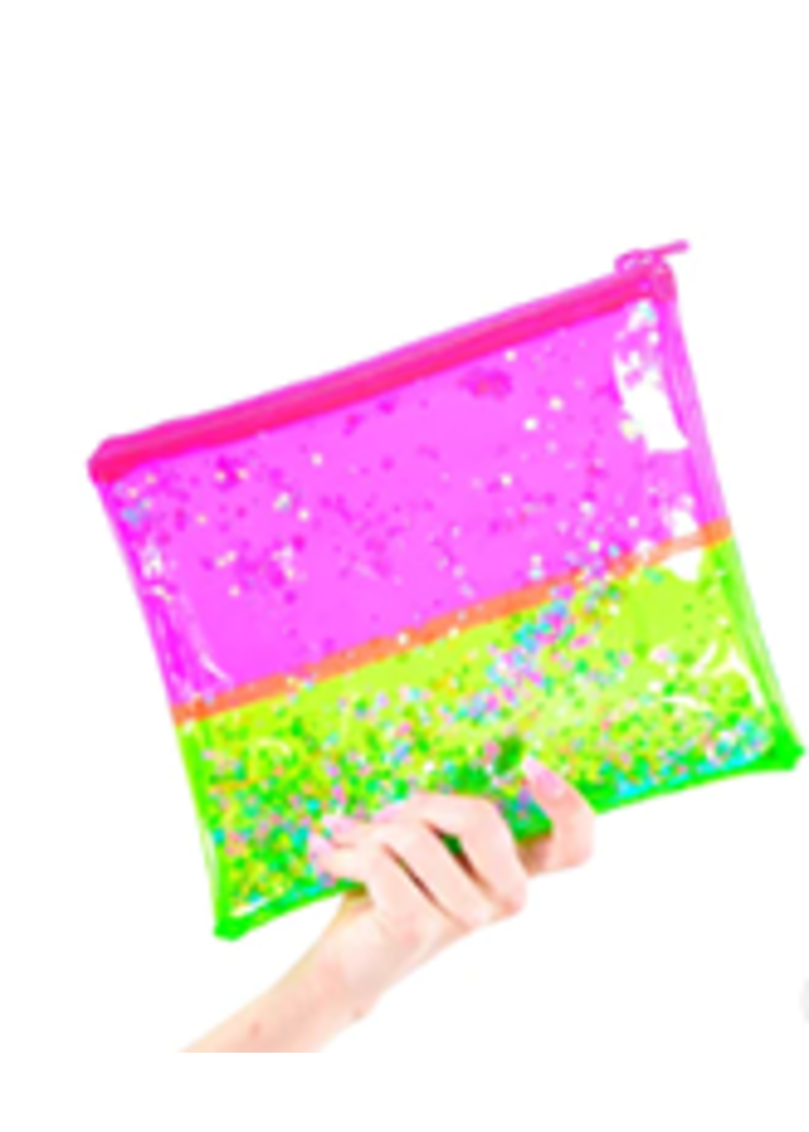 Mariah Hodges Liquid Glitter Make Up Bag Star Dazed