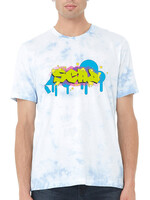 SCAD SCAD Spray Paint, Sky Blue Tie Dye T-Shirt