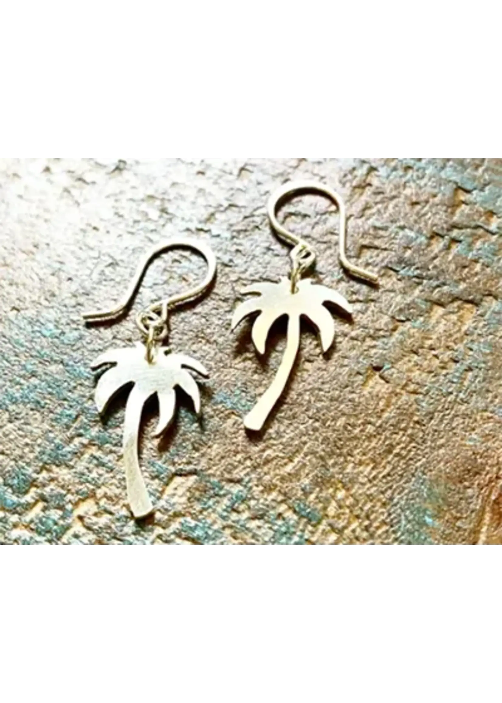Jennifer Cervelli Jen Cervelli Palm Tree Charm Earrings