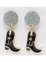 Mary Kathryn Let's Go Girls Earrings - Black