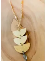 Stephanie O’Brien Stephanie O’Brien, Triple Half Moon Necklace