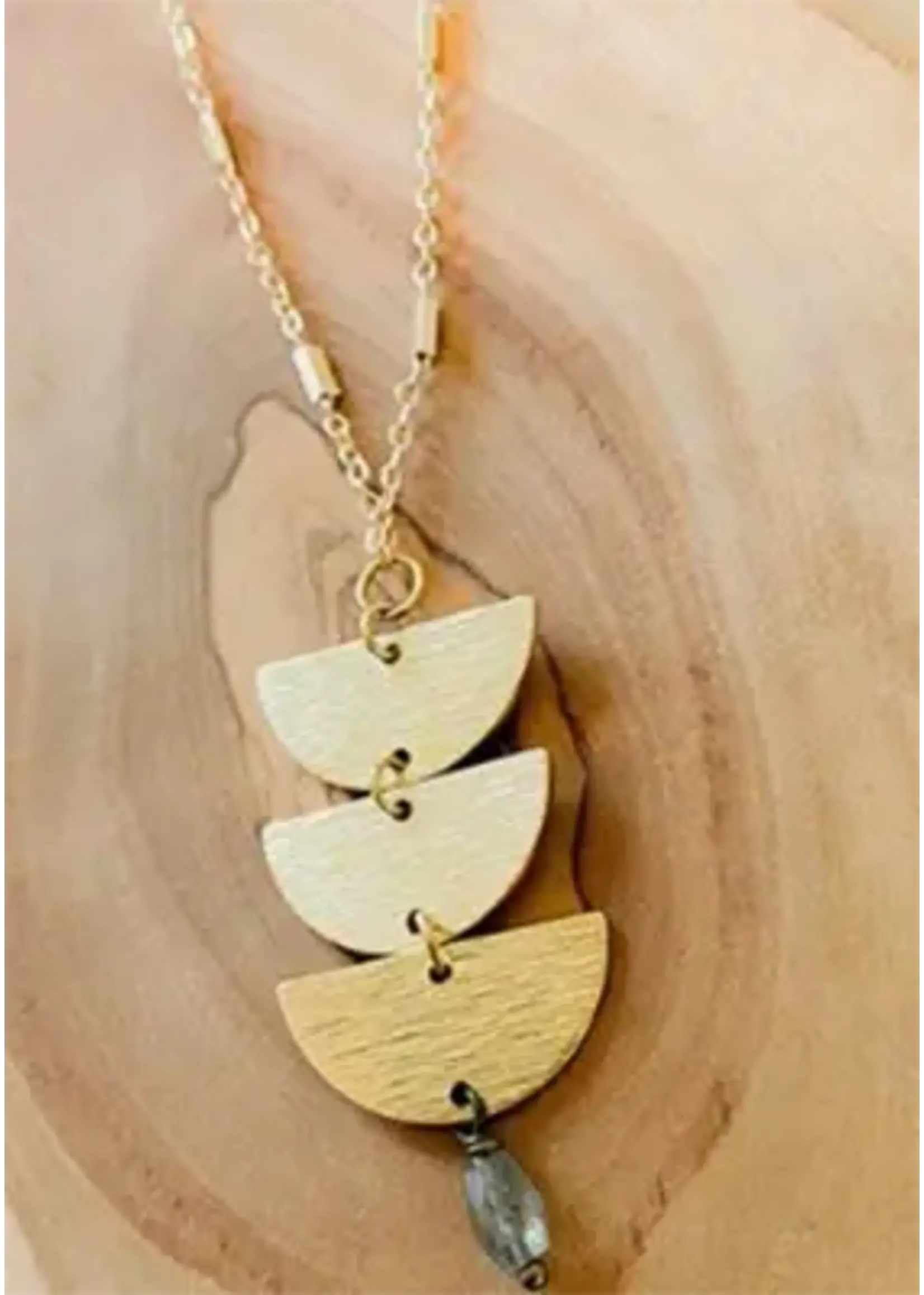 Stephanie O’Brien Stephanie O’Brien, Triple Half Moon Necklace