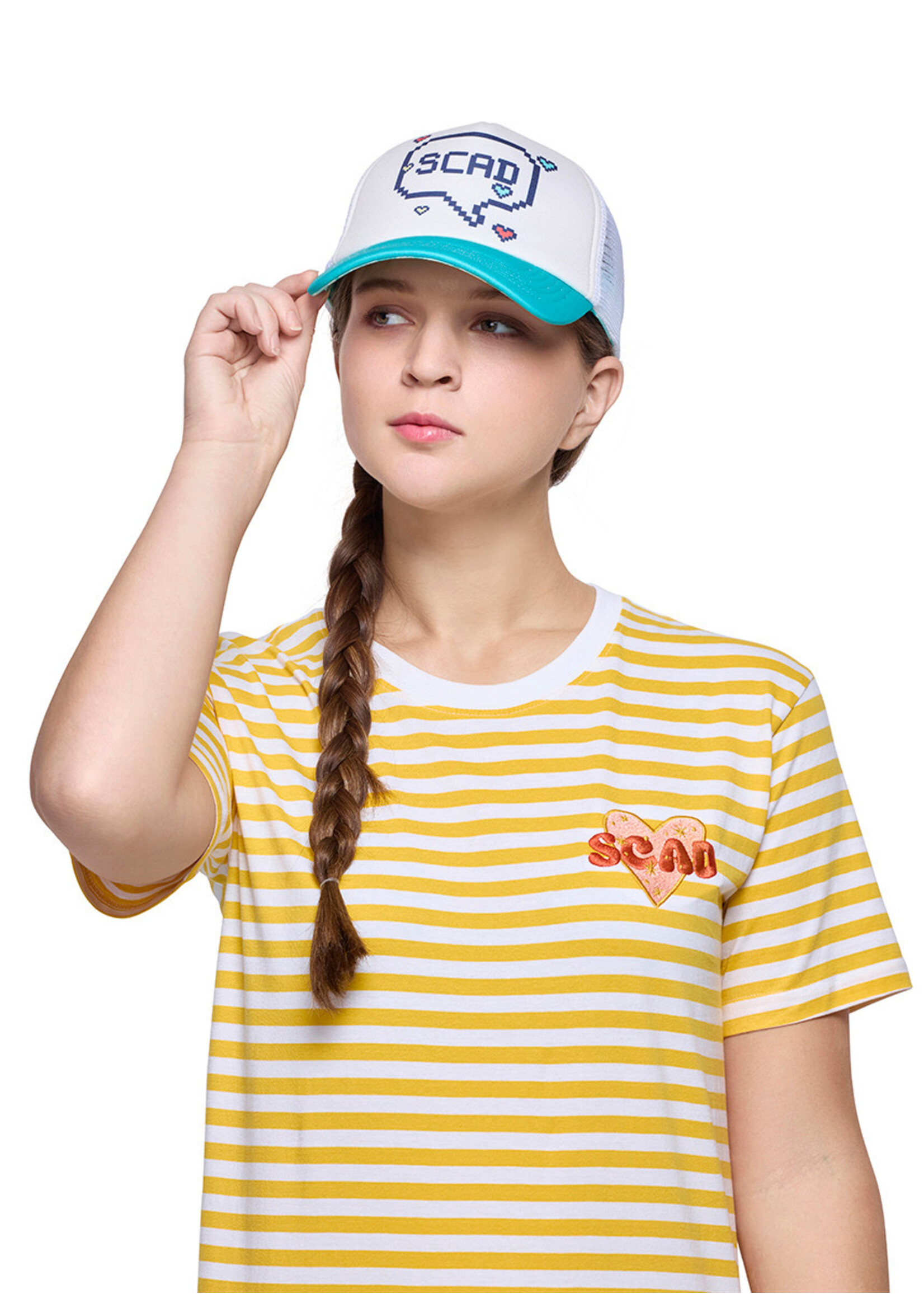 SCAD SCAD 8-bit Bubble Cap White/Turquoise