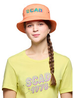 SCAD 3D Twist Coral Bucket Hat