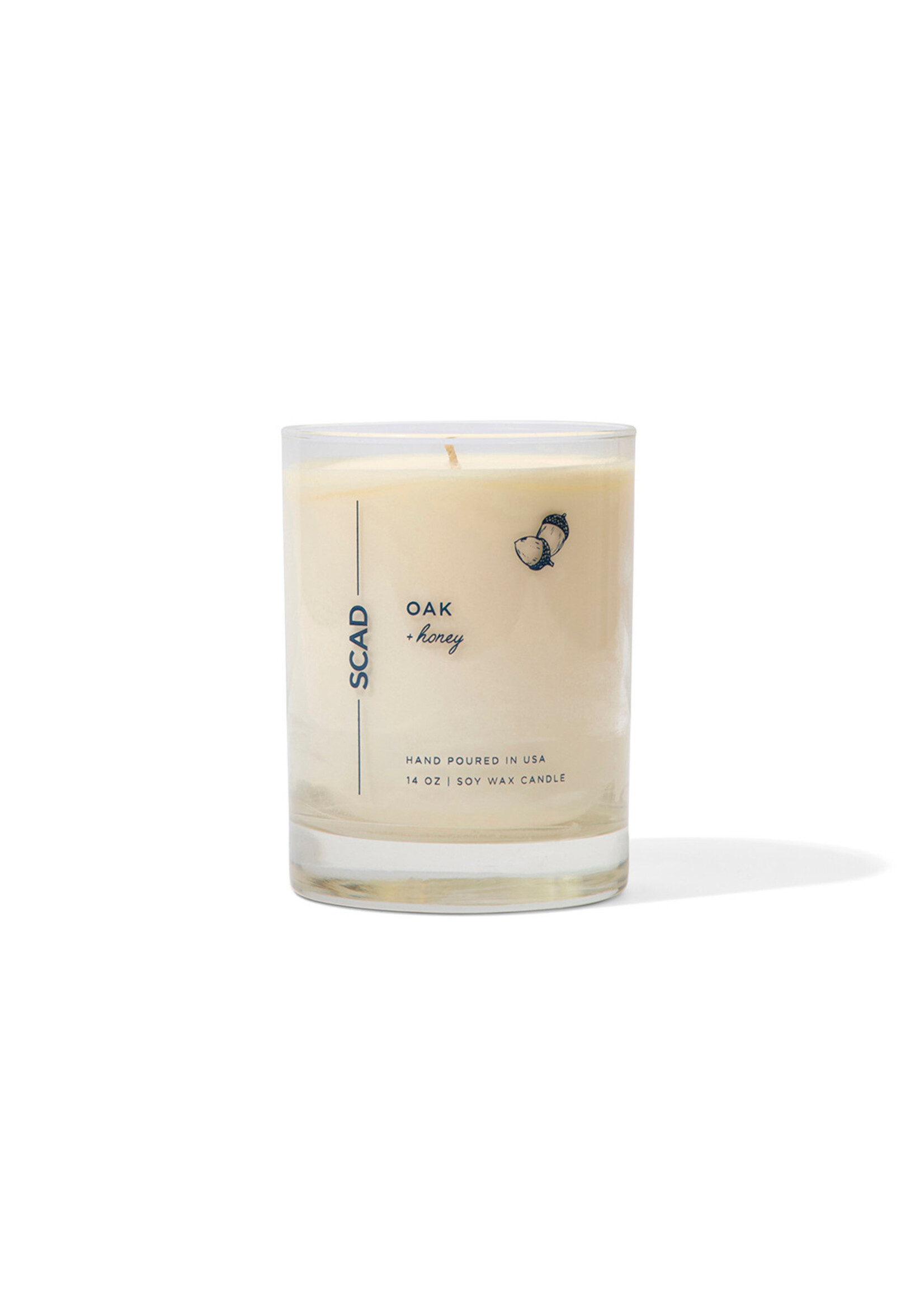 SCAD Oak + Honey 14 oz SCAD Candle