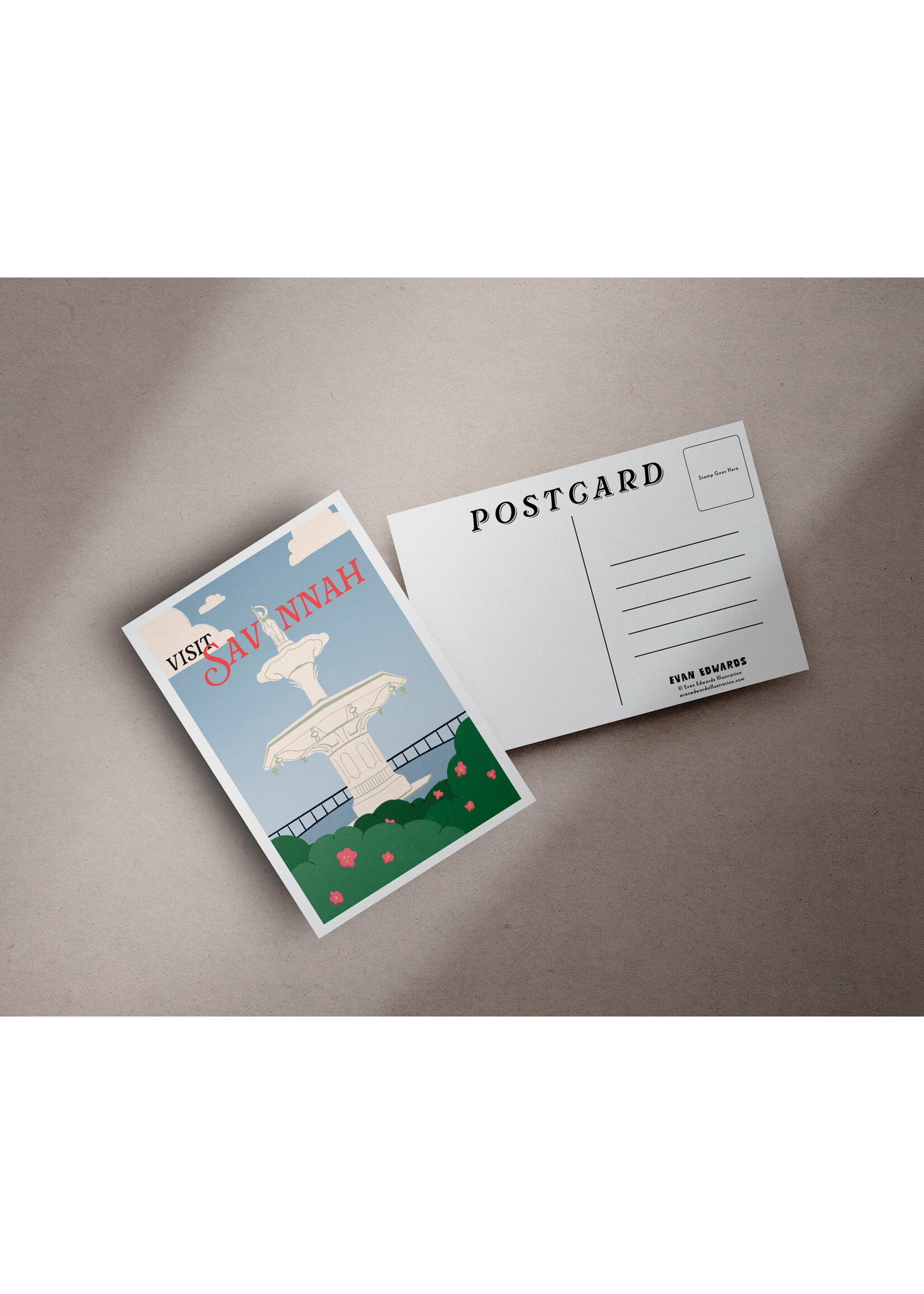 Evan Edwards Evan Edwards Savannah Postcard