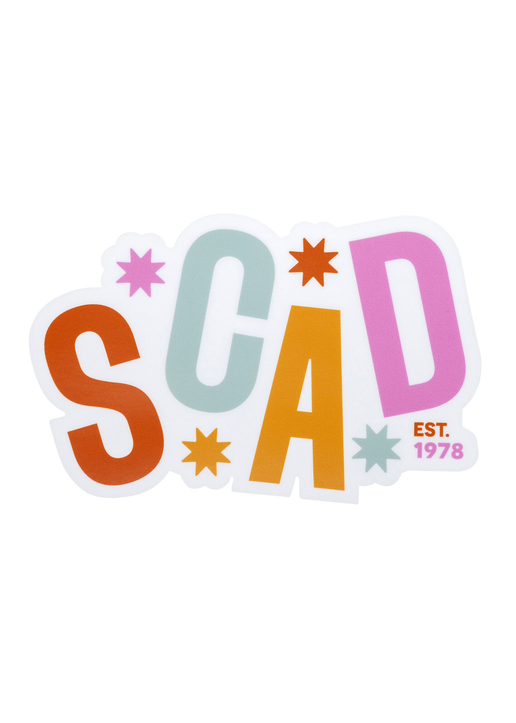 SCAD SCAD Starburst Bumper Sticker