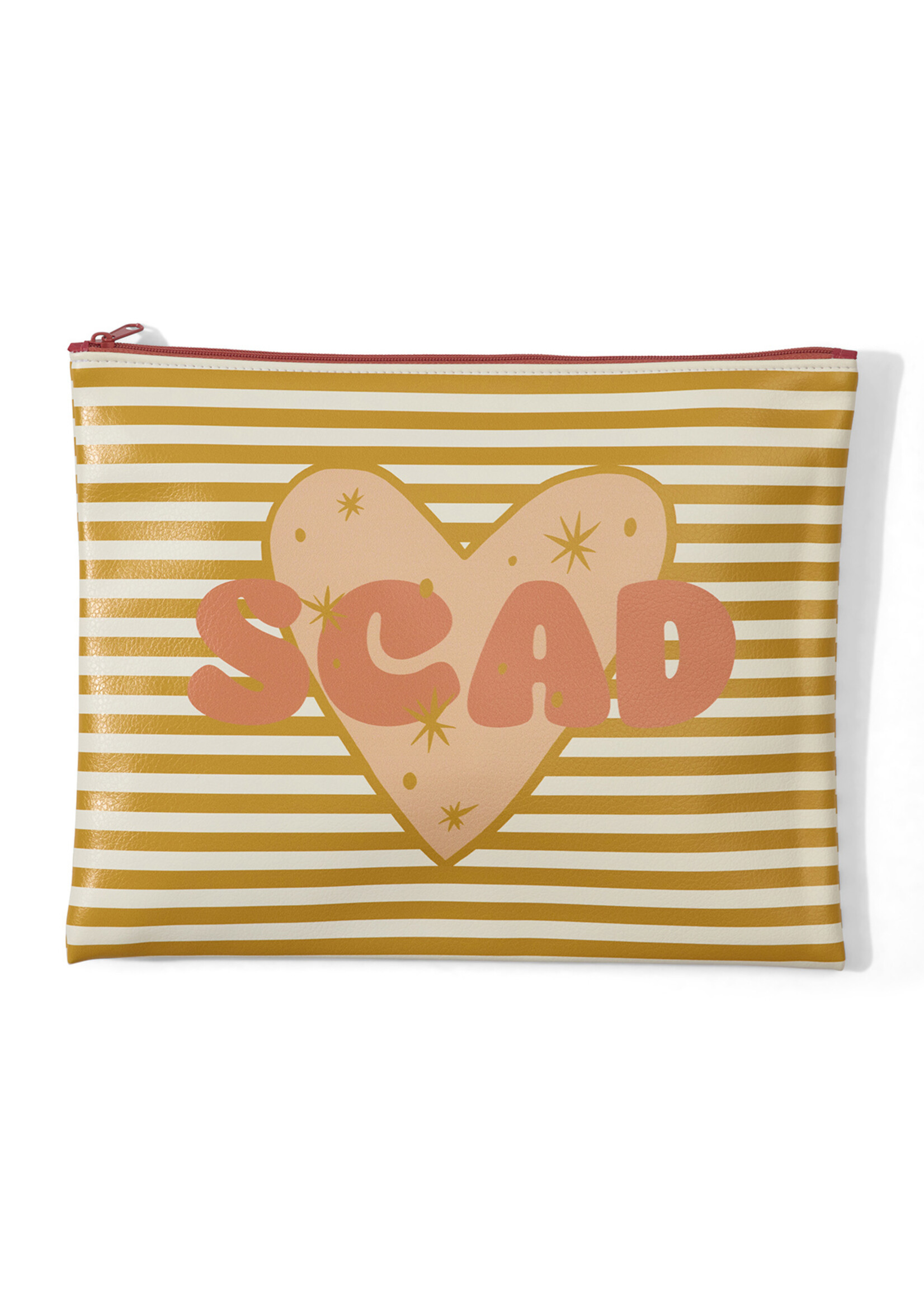 SCAD Eco Beat Vegan Leather Pouch - 11 x 8.75