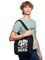 SCAD SCAD Reverse Negative Black Tote