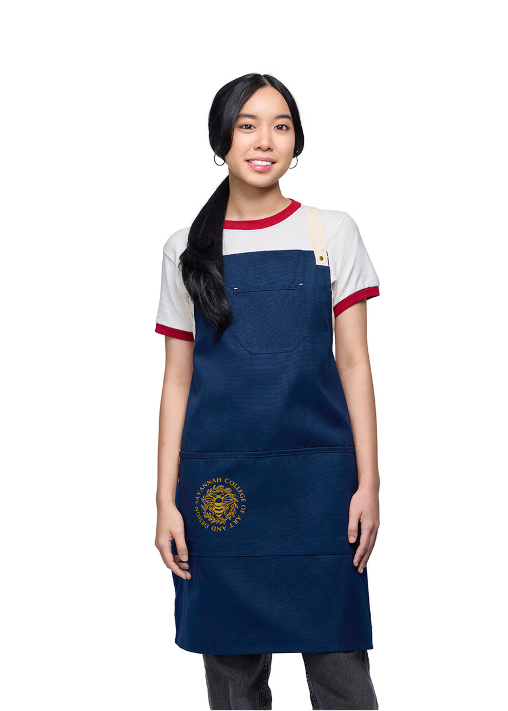SCAD SCAD Bee Medallion Apron Navy