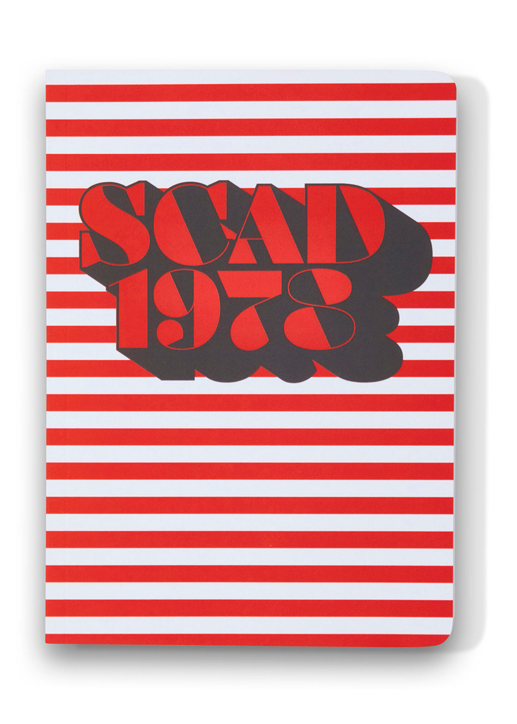 SCAD SCAD Retro Bold Red/White Journal