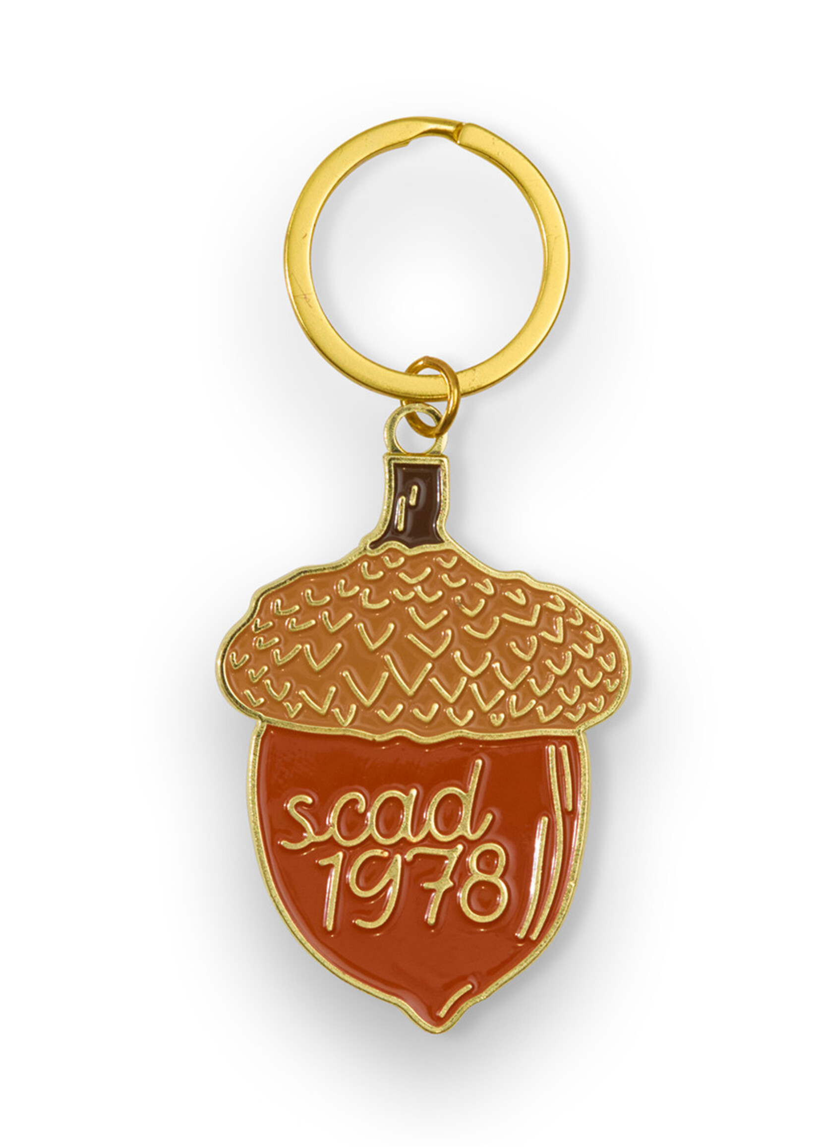 SCAD SCAD Acorn Enamel Keychain