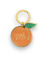 SCAD SCAD Peach Enamel Keychain