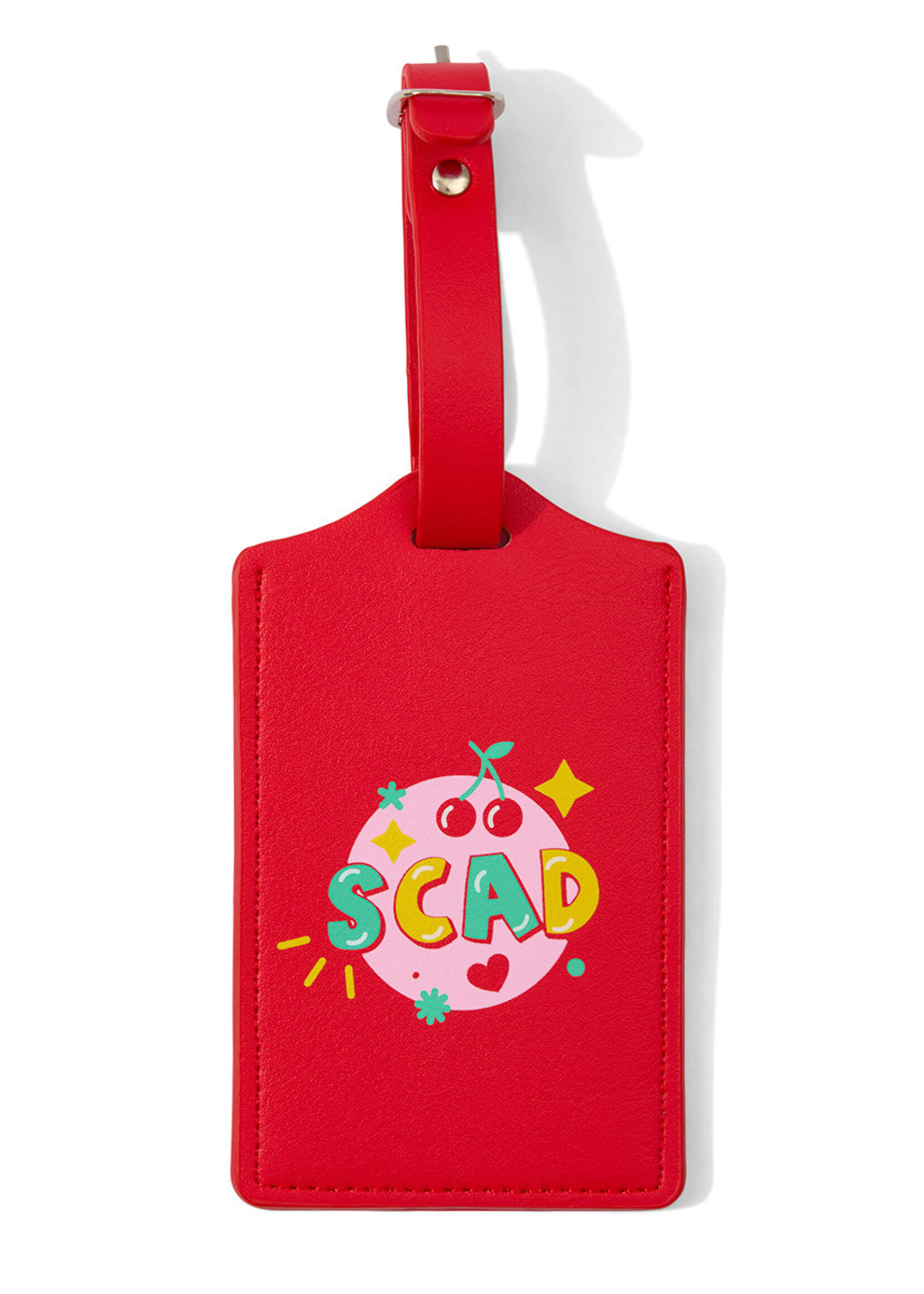 SCAD SCAD Cherry Luggage Tag, Red
