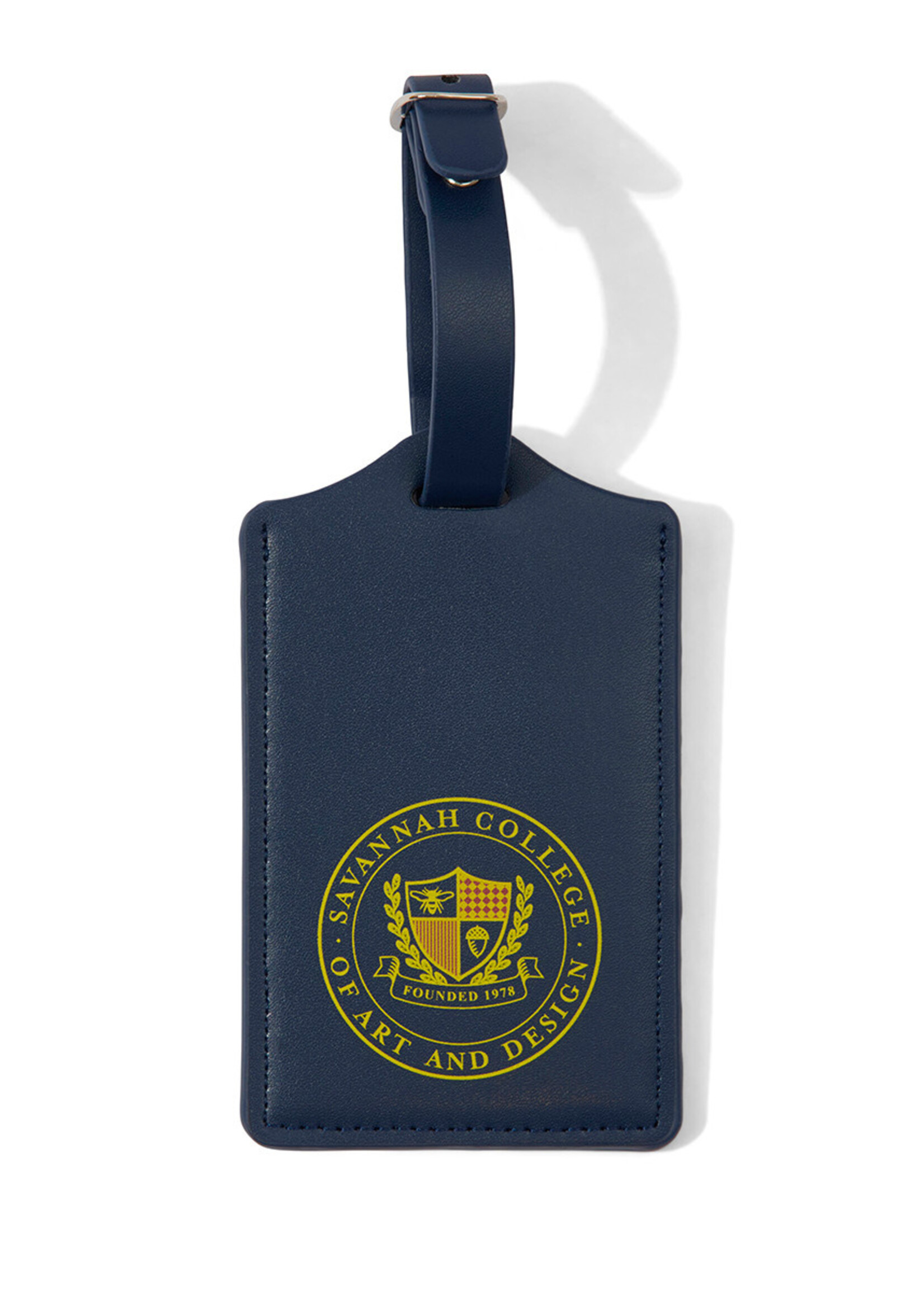 SCAD SCAD Crest Luggage Tag, Navy