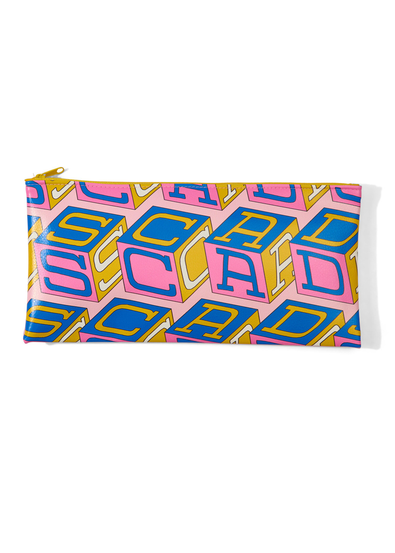 SCAD Building Blocks Leather Pouch