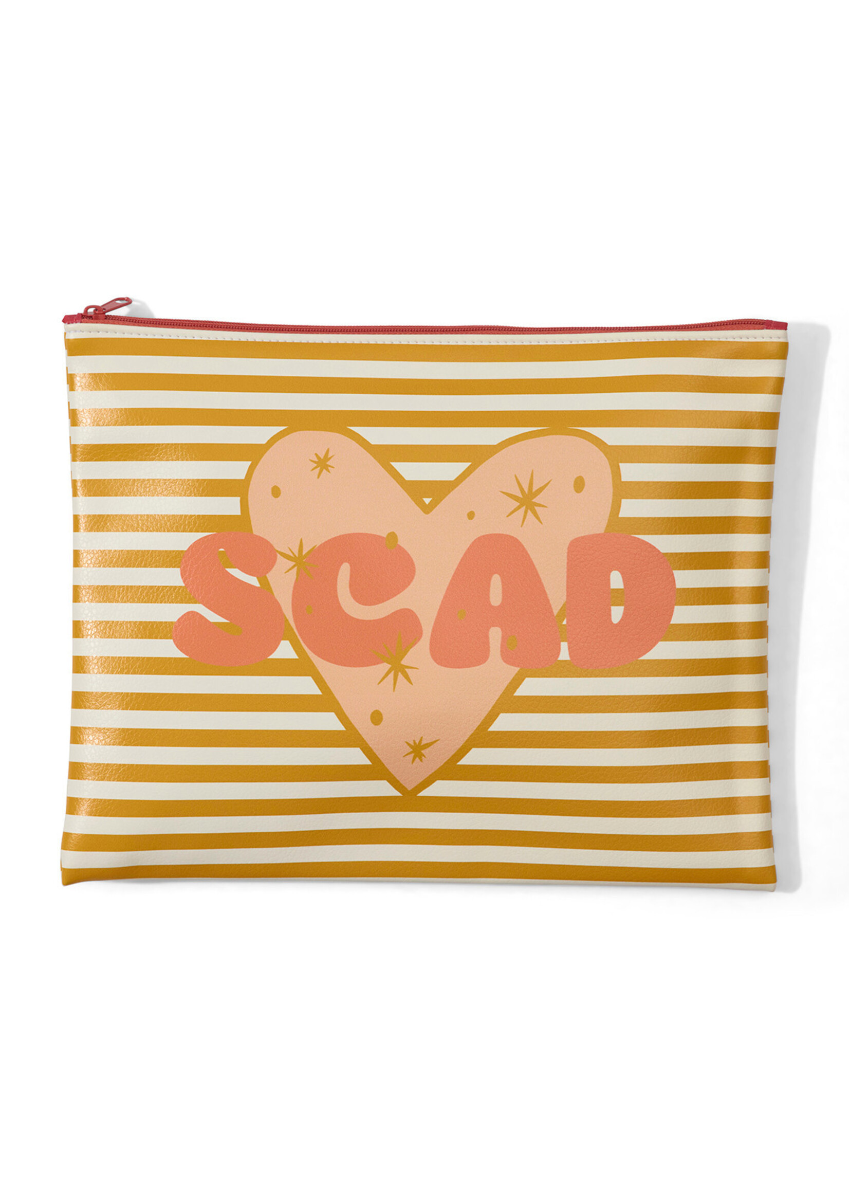 SCAD Eco Beat Vegan Leather Pouch - 11 x 8.75