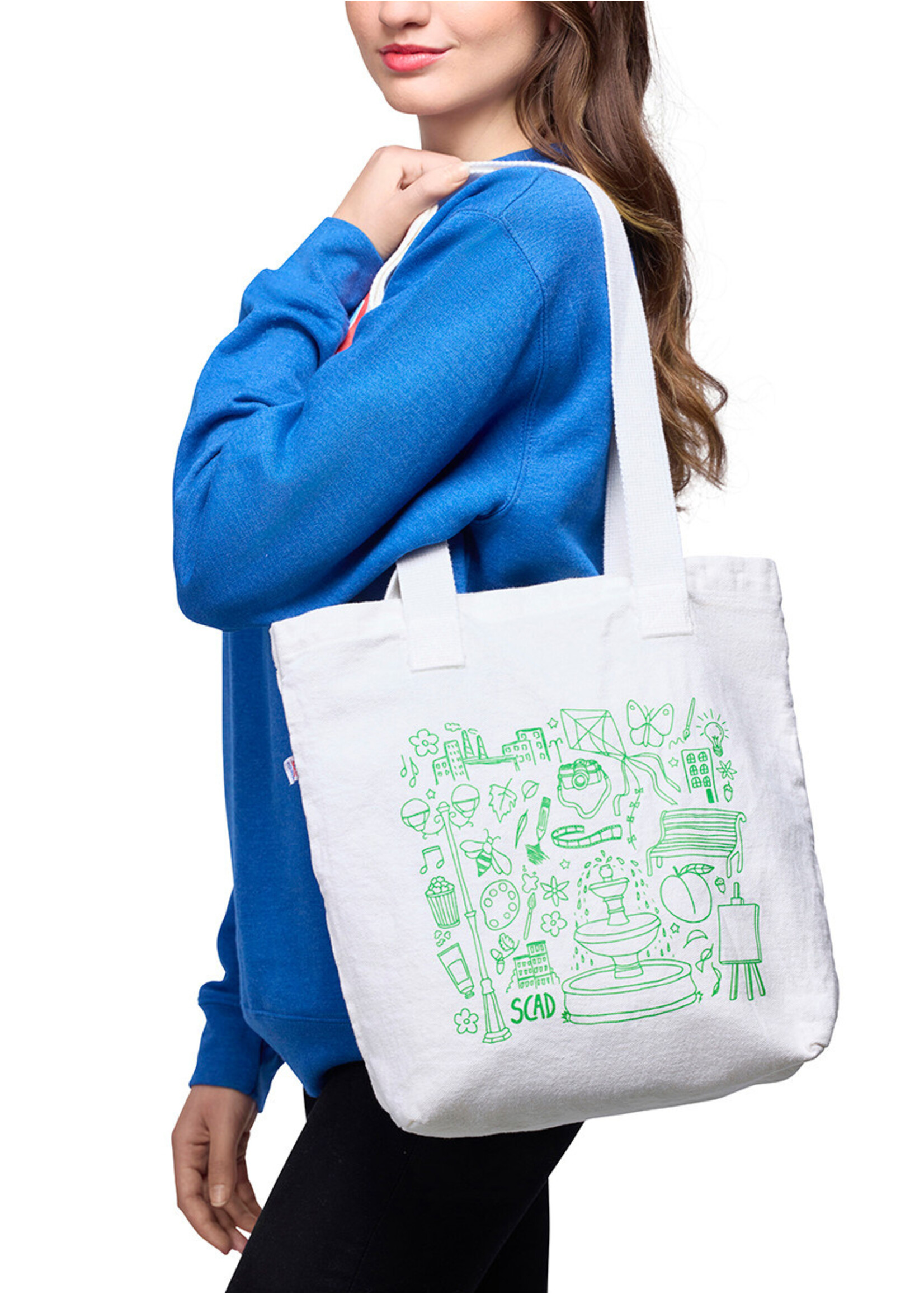 SCAD SCAD SAV Doodles Tote Bag