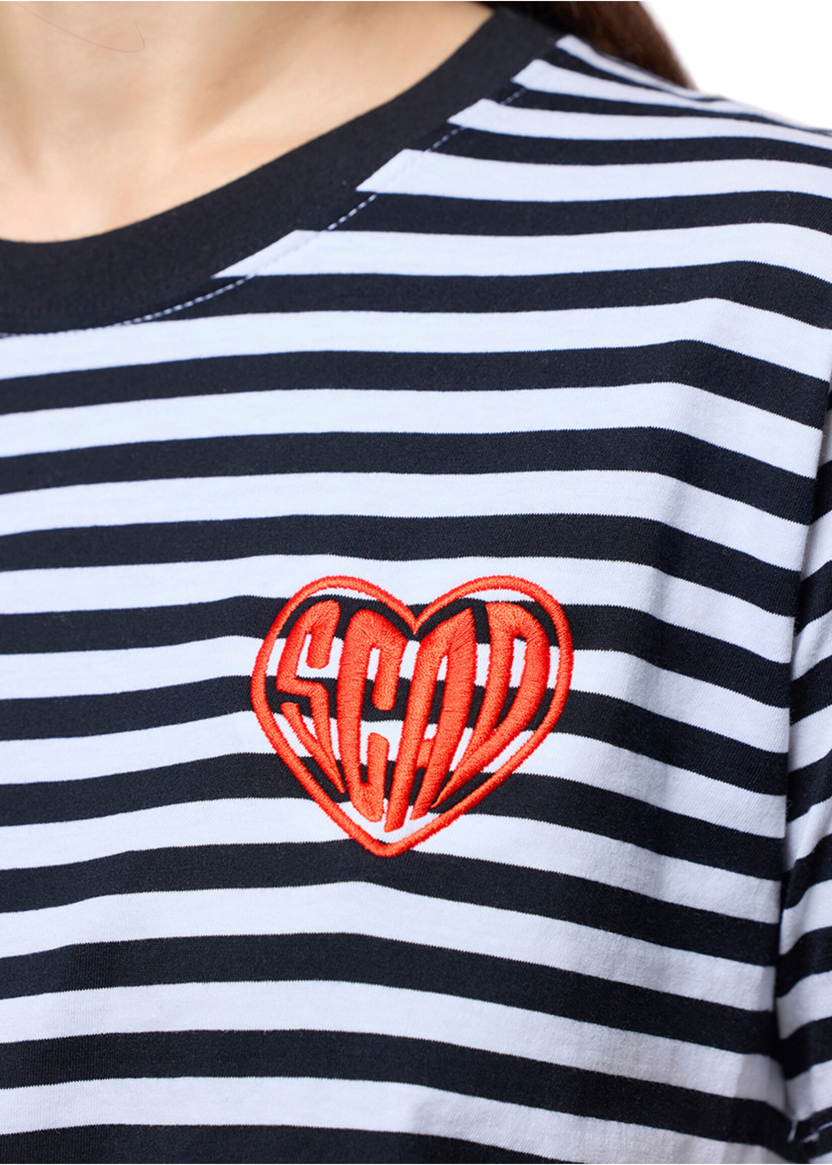SCAD SCAD Striped T-shirt Beat of My Heart