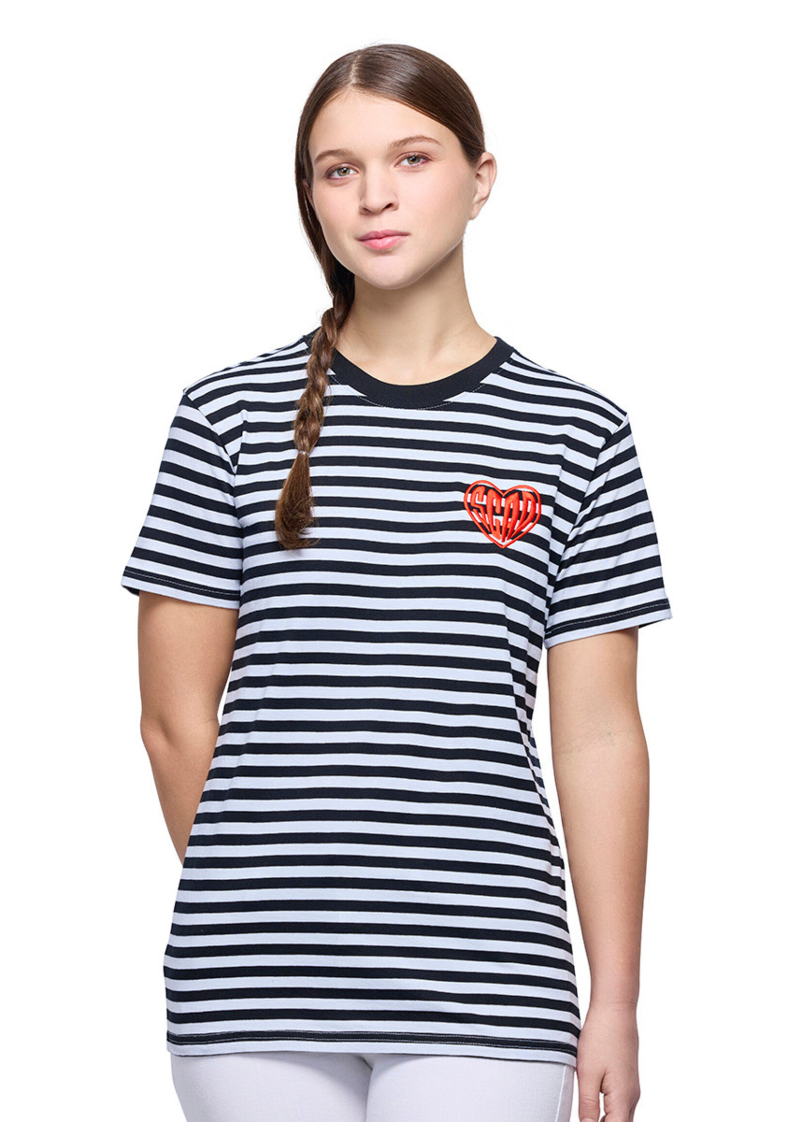 SCAD SCAD Striped T-shirt Beat of My Heart