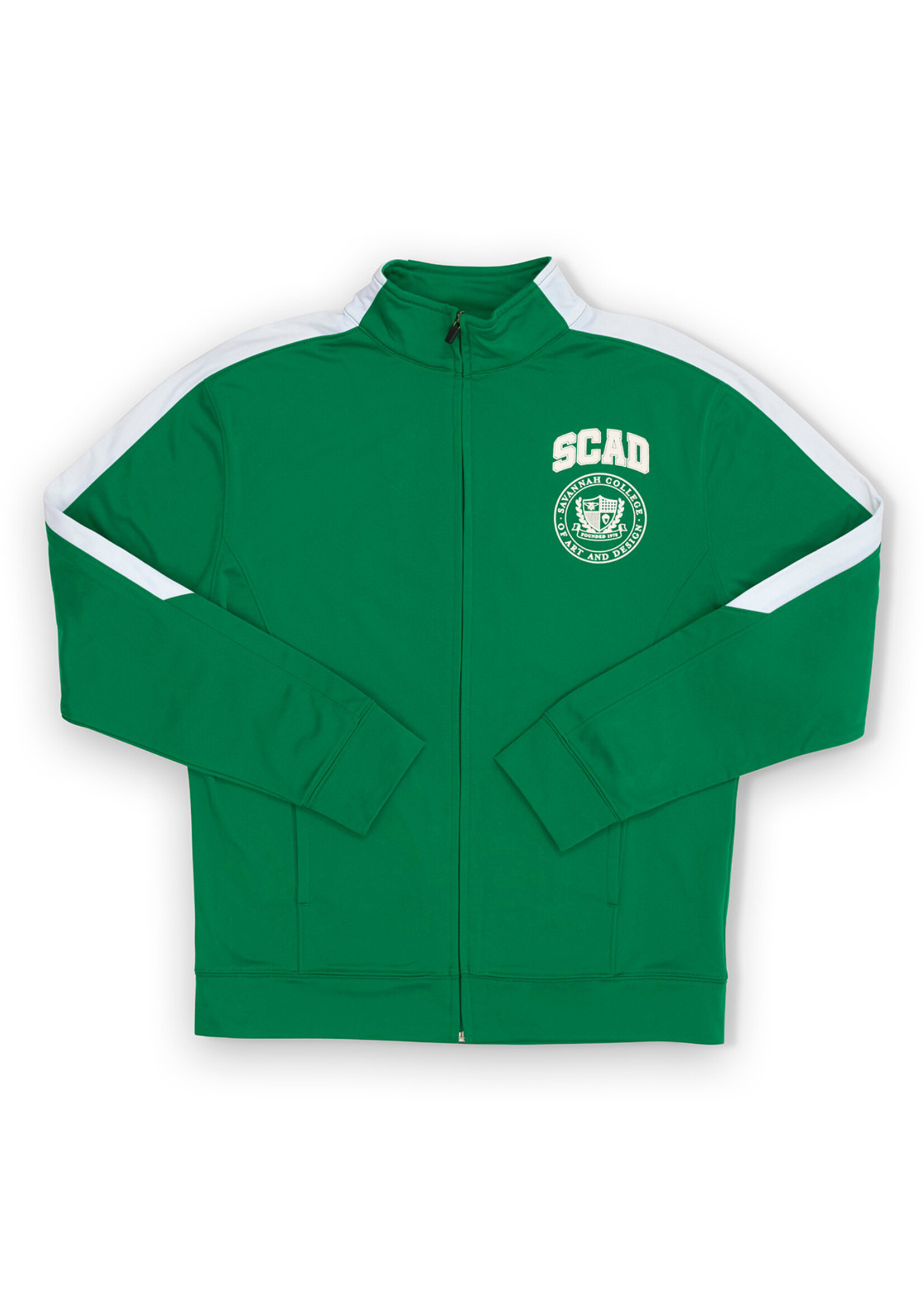SCAD SCAD Crest Adult Track Jacket, Kelly Green