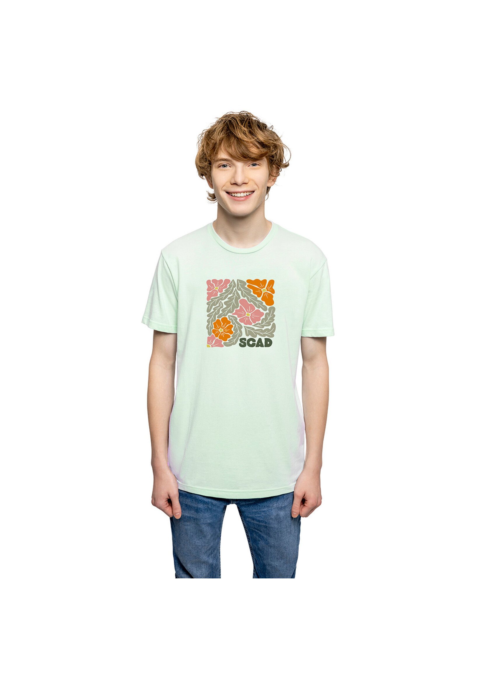 SCAD SCAD Floral Aesthetic Tshirt Soft Citron
