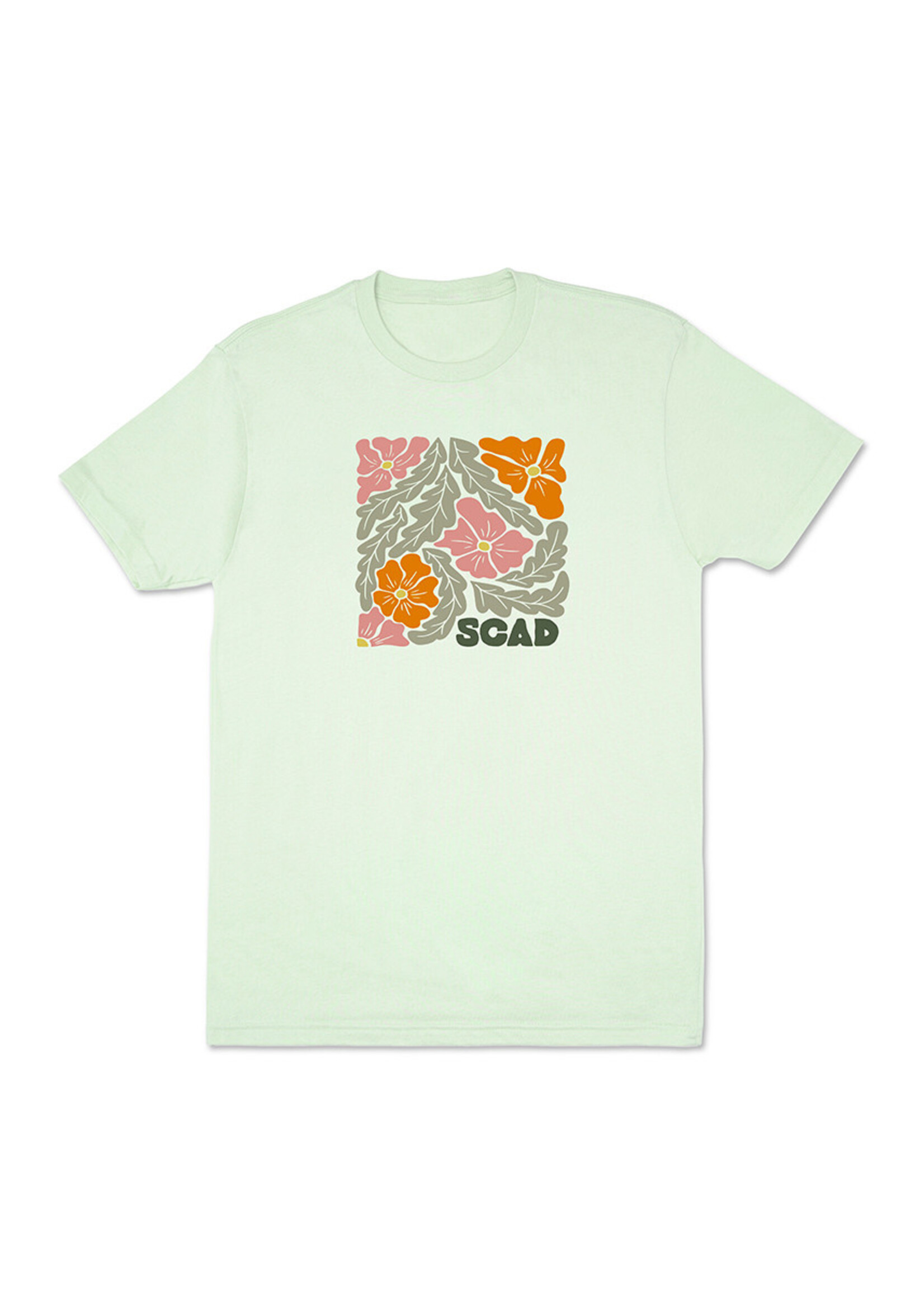 SCAD SCAD Floral Aesthetic Tshirt Soft Citron