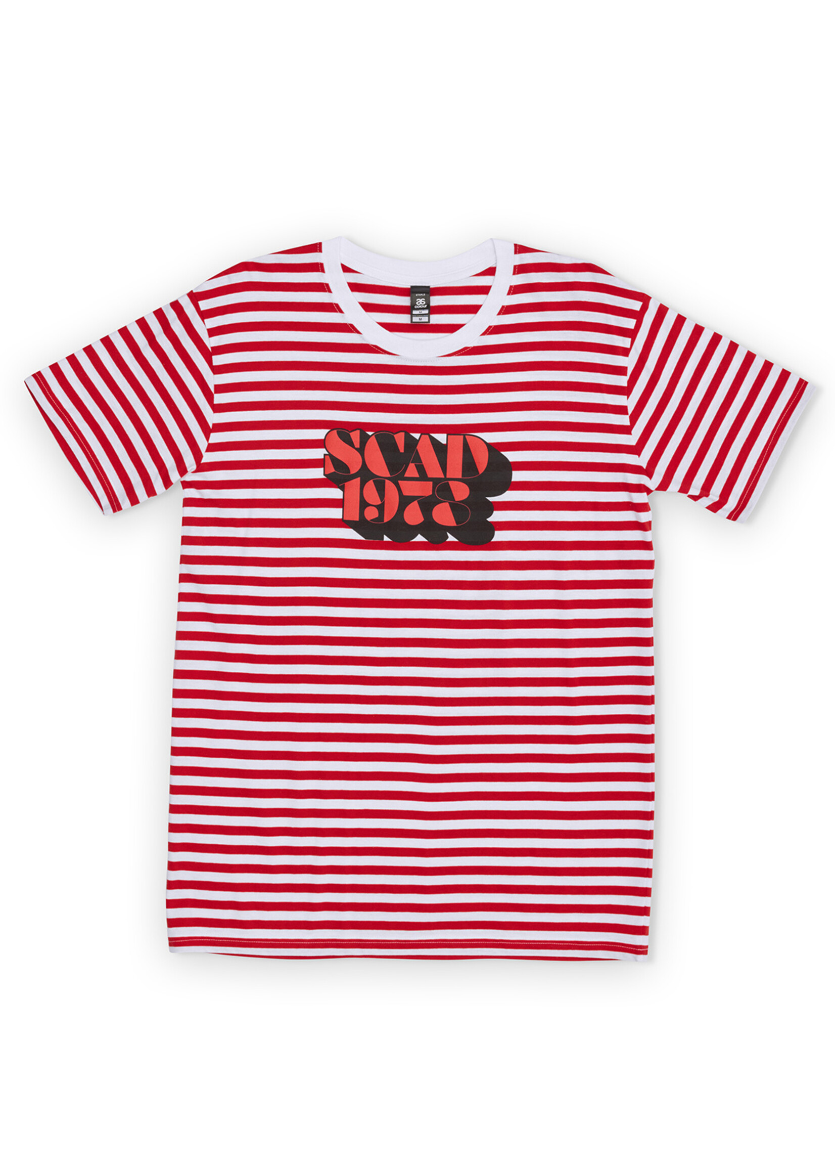 SCAD SCAD Retro Bold Tshirt Red & White