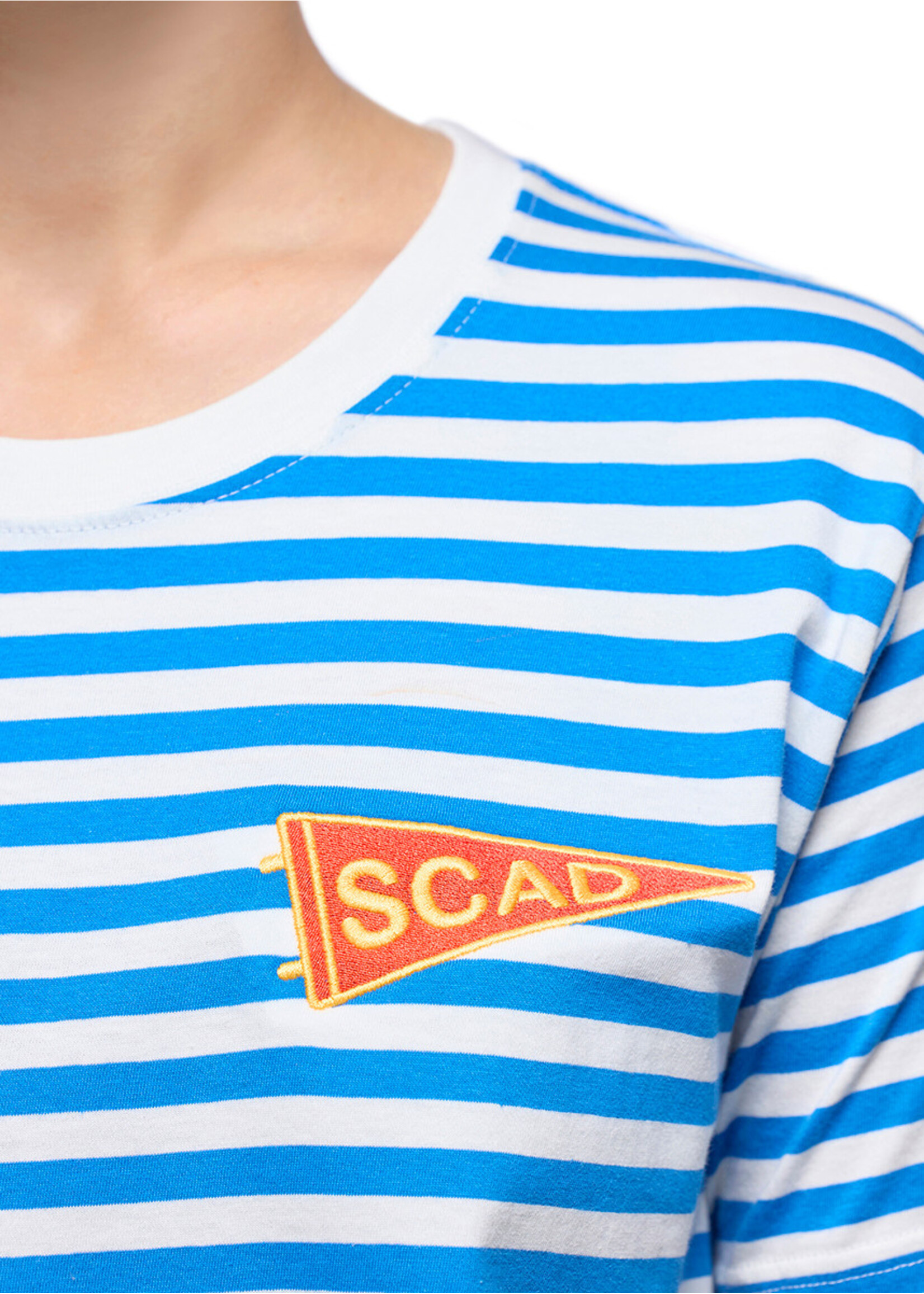 SCAD SCAD Striped Tshirt Pennant