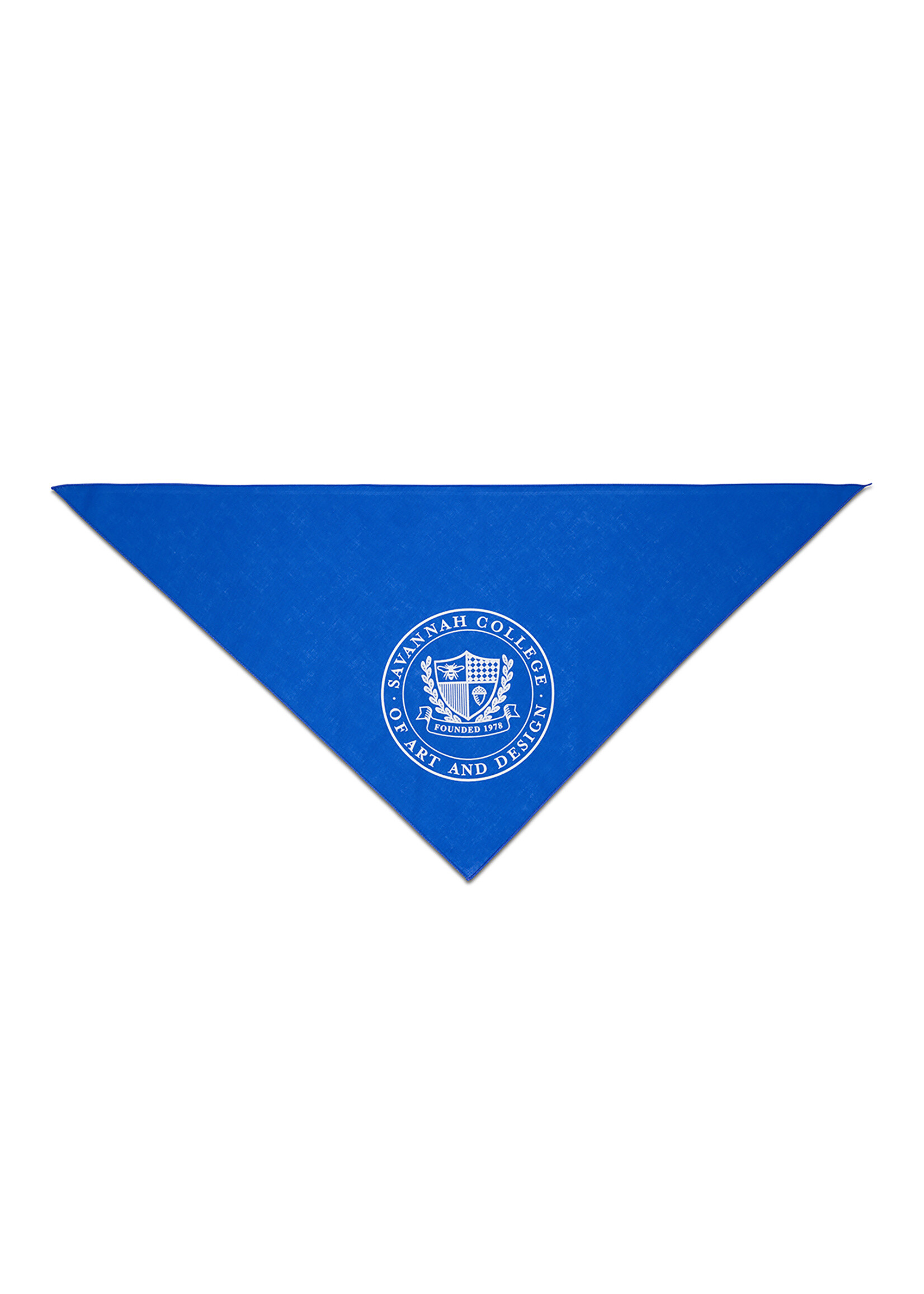 SCAD Crest Dog Bandana 22x22