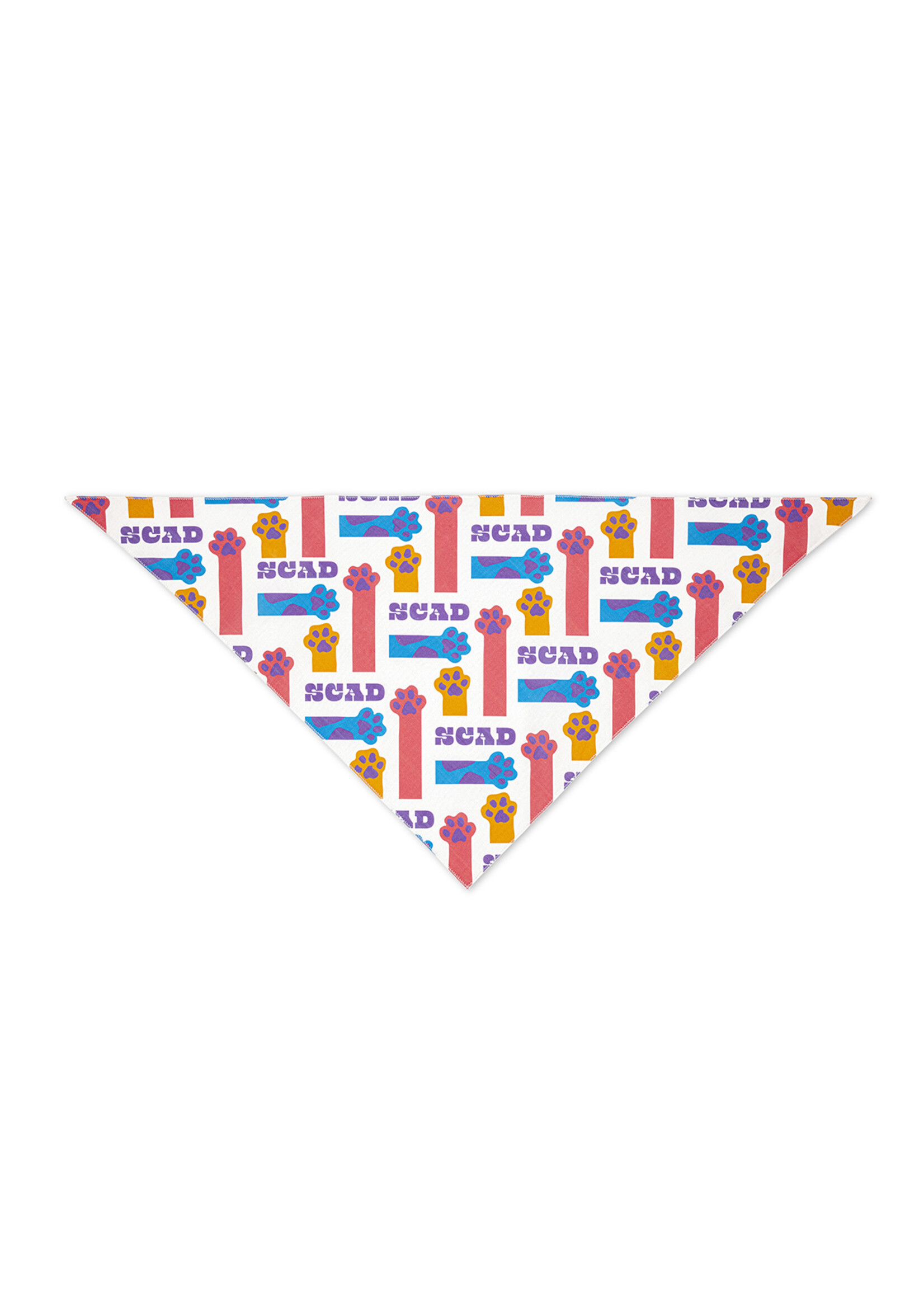SCAD SCAD Paw Pattern Dog Bandana