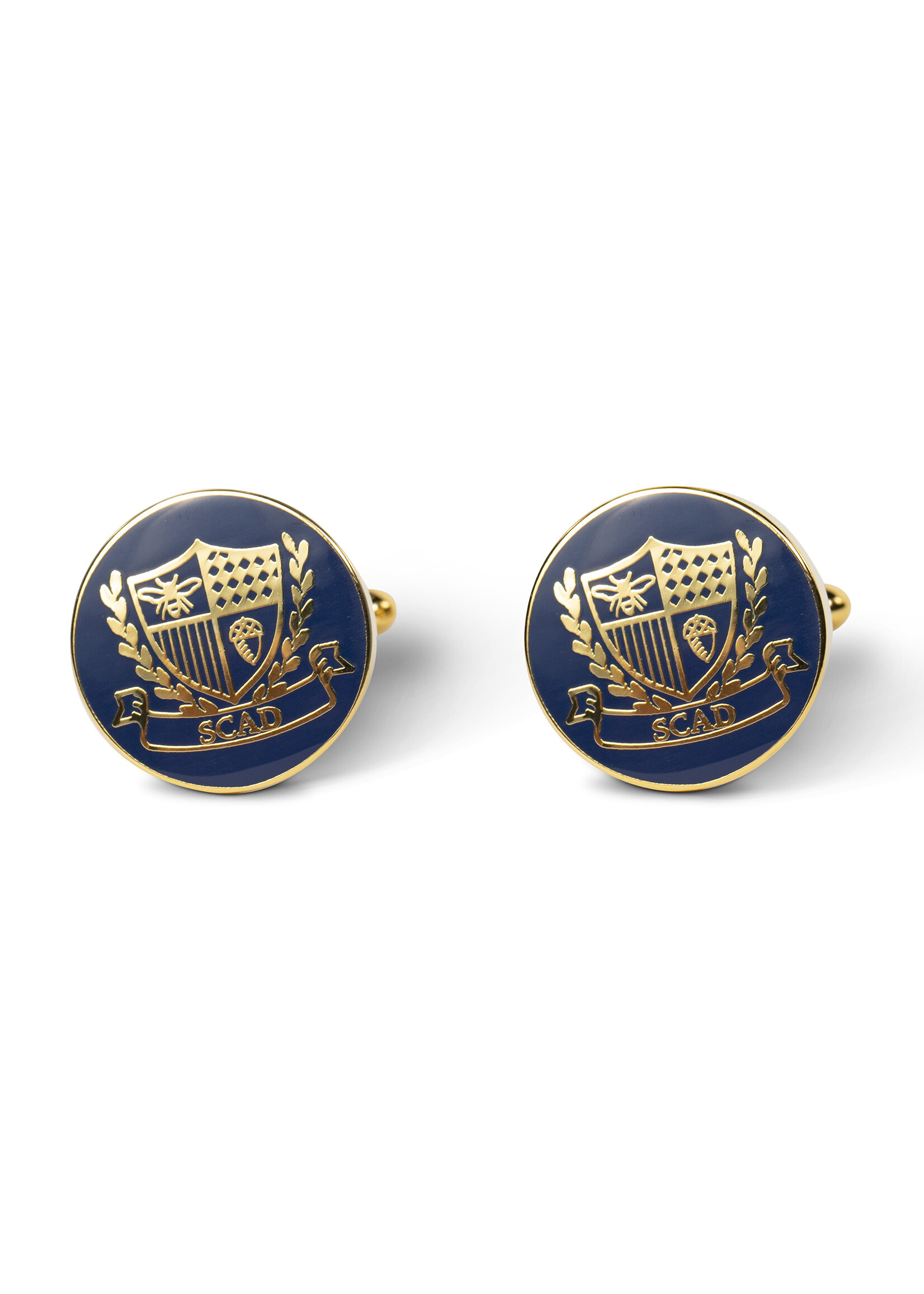 SCAD SCAD Crest Enamel Cufflinks
