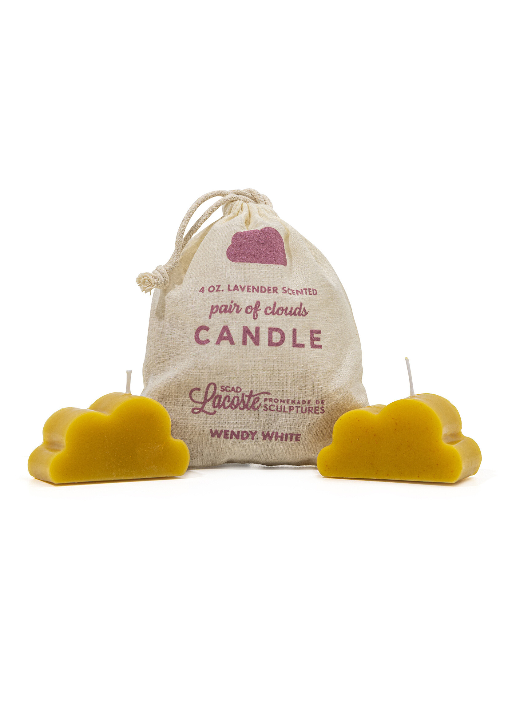 SCAD Wendy White Candle