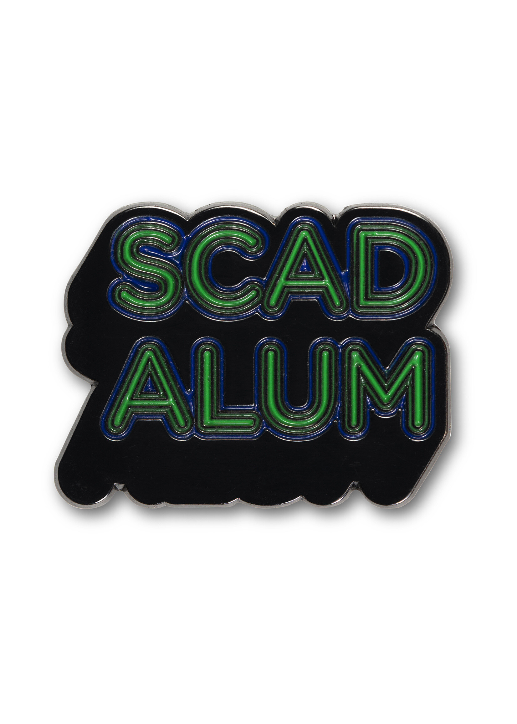 SCAD SCAD Alum Enamel Pin - Blue/Green