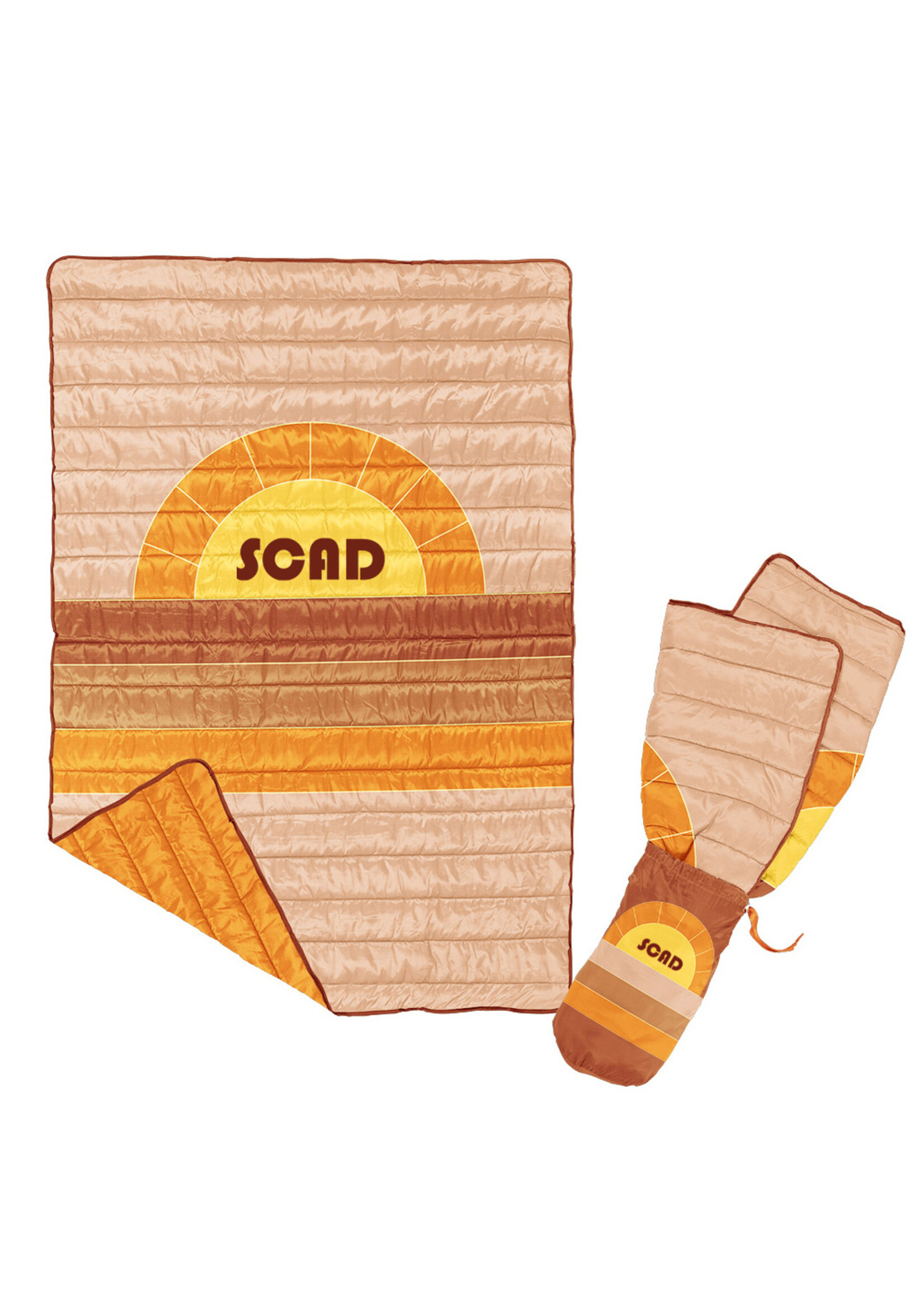 SCAD Sunset Quilted Blanket