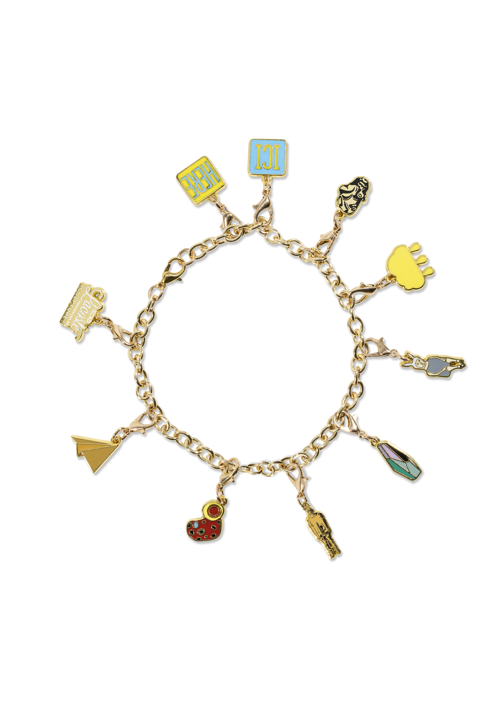 SCAD SCAD Gold Charm Bracelet