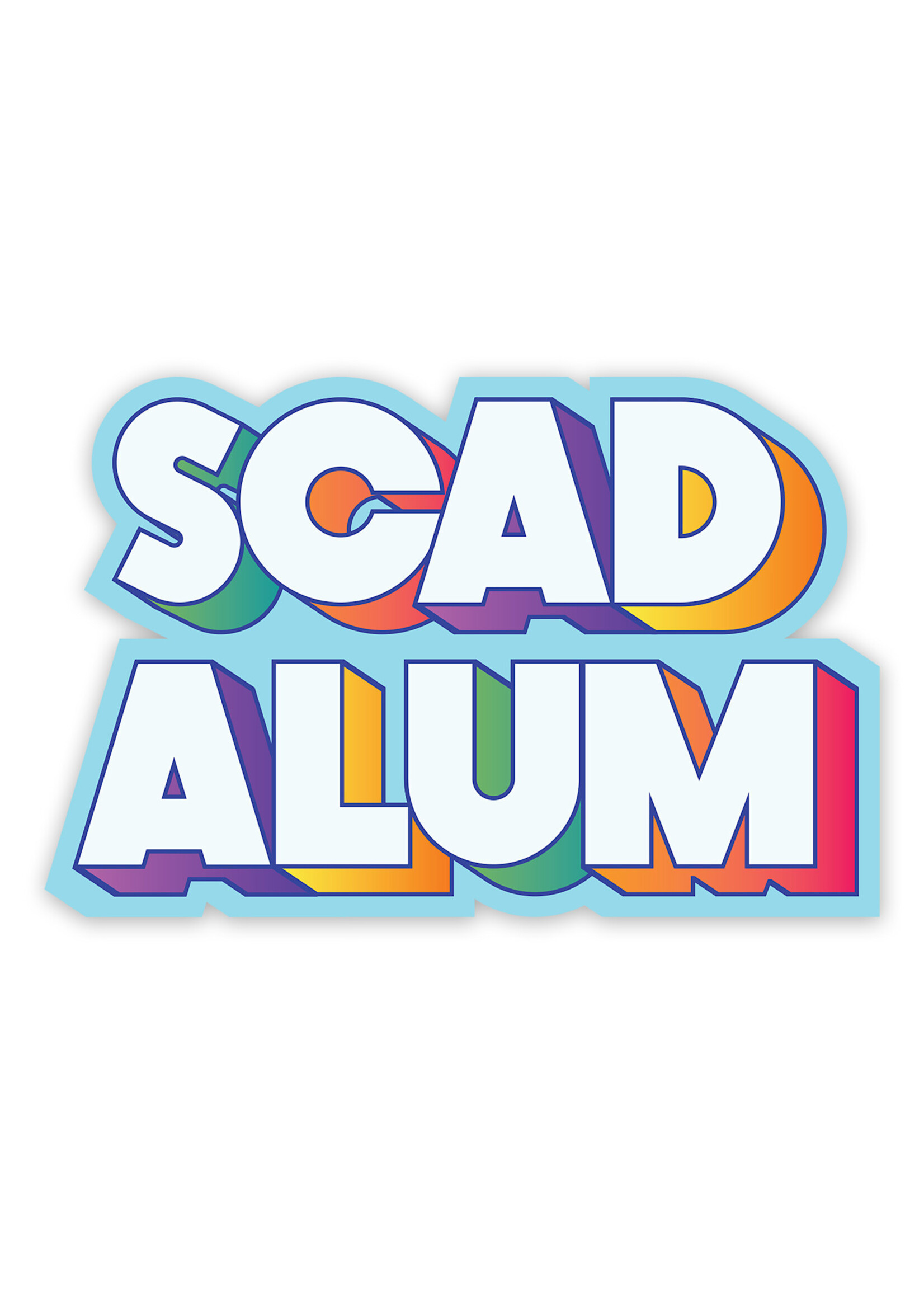 SCAD SCAD Alum Block Sticker