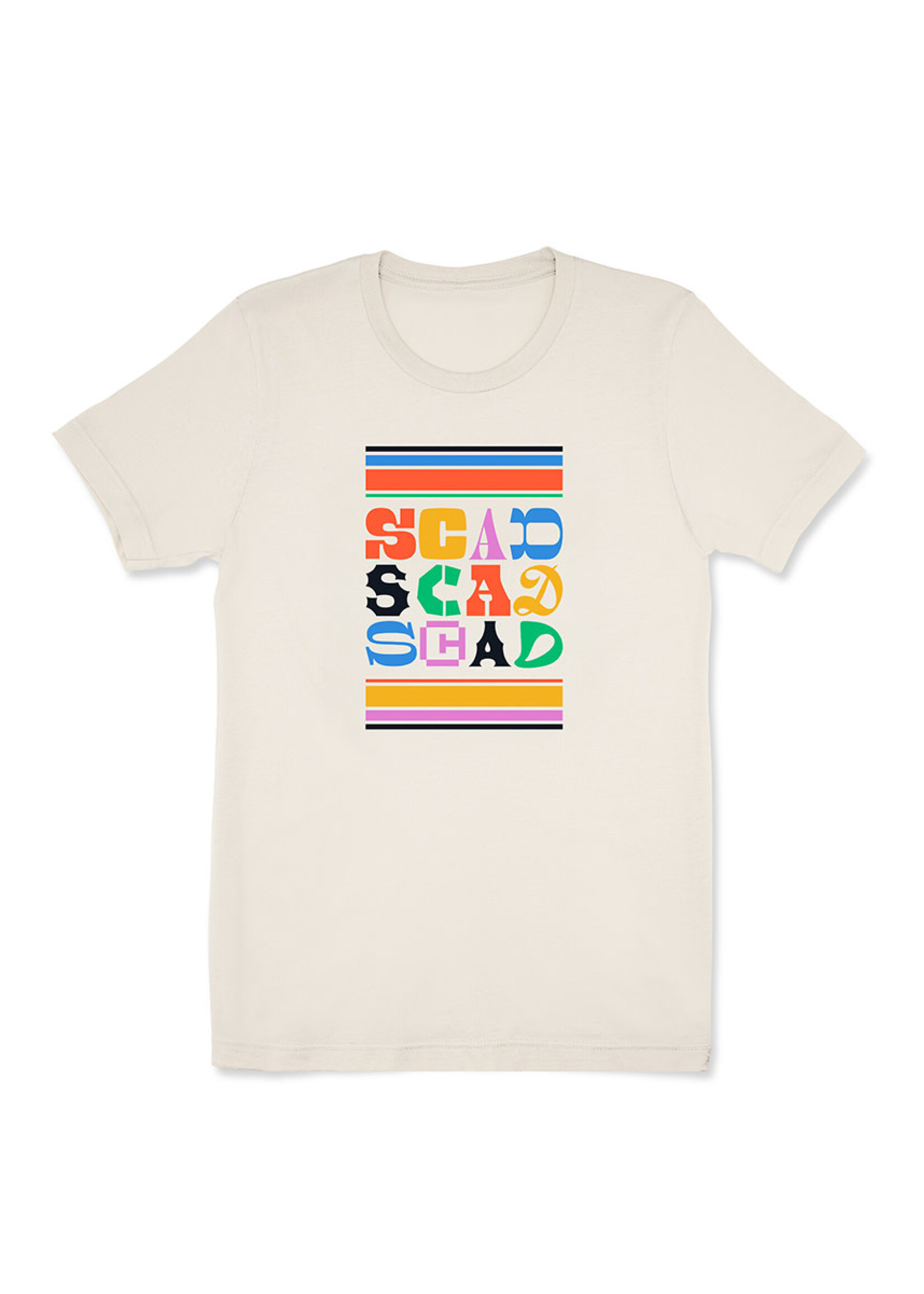 SCAD SCAD Rainbow Typography Tshirt