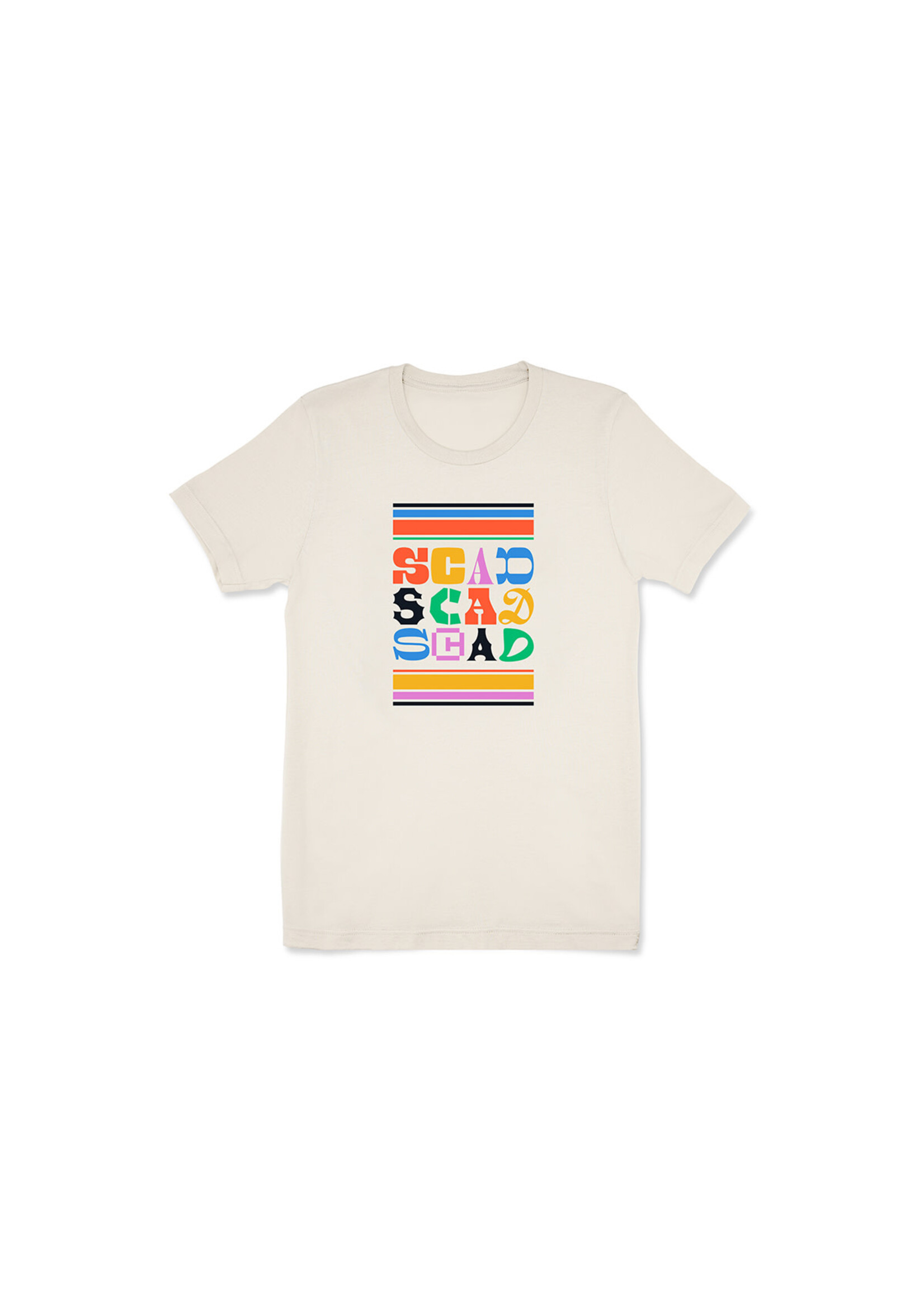 SCAD SCAD Rainbow Typography Tshirt