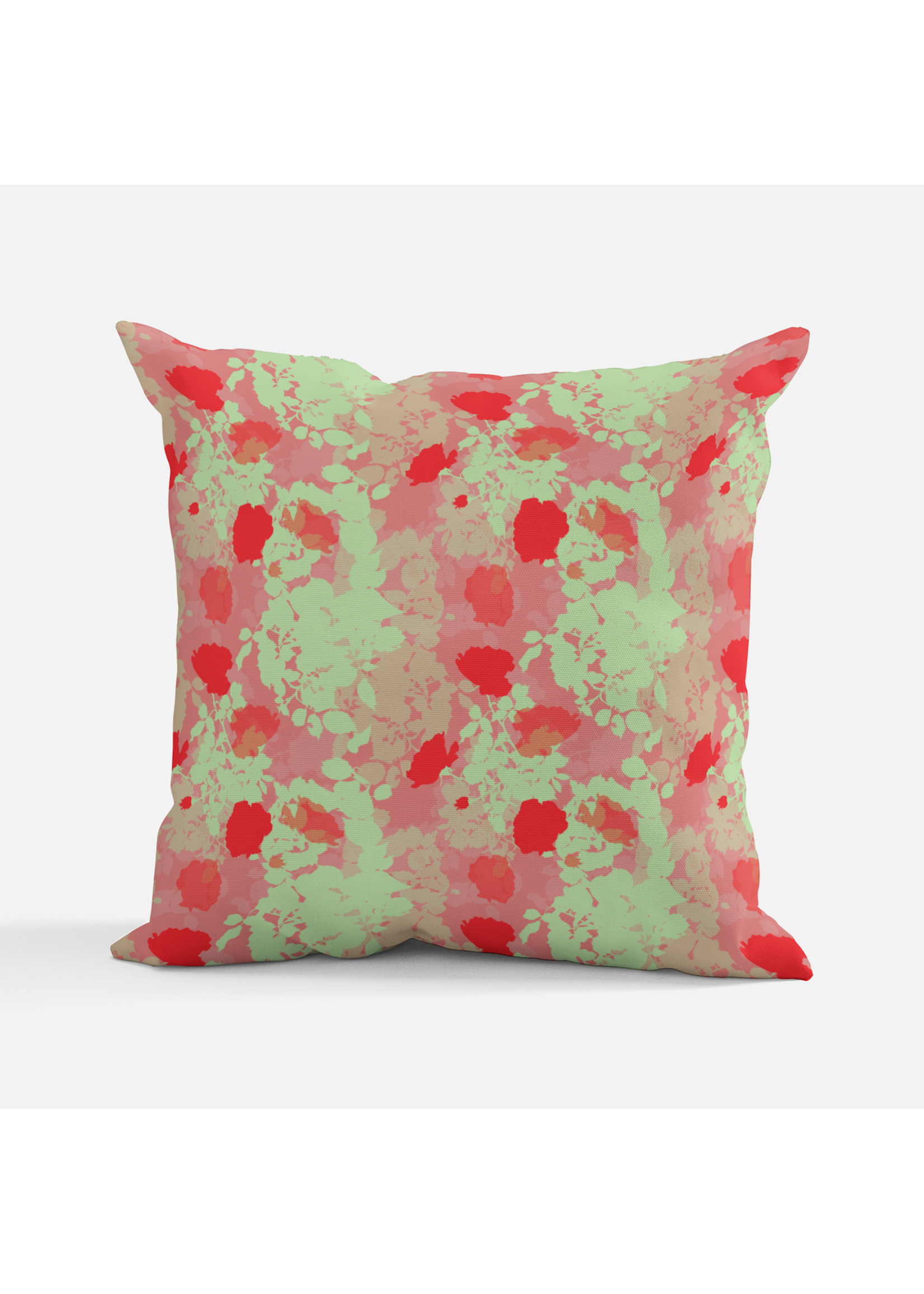 Joanna Silver Garden State Red Pillow