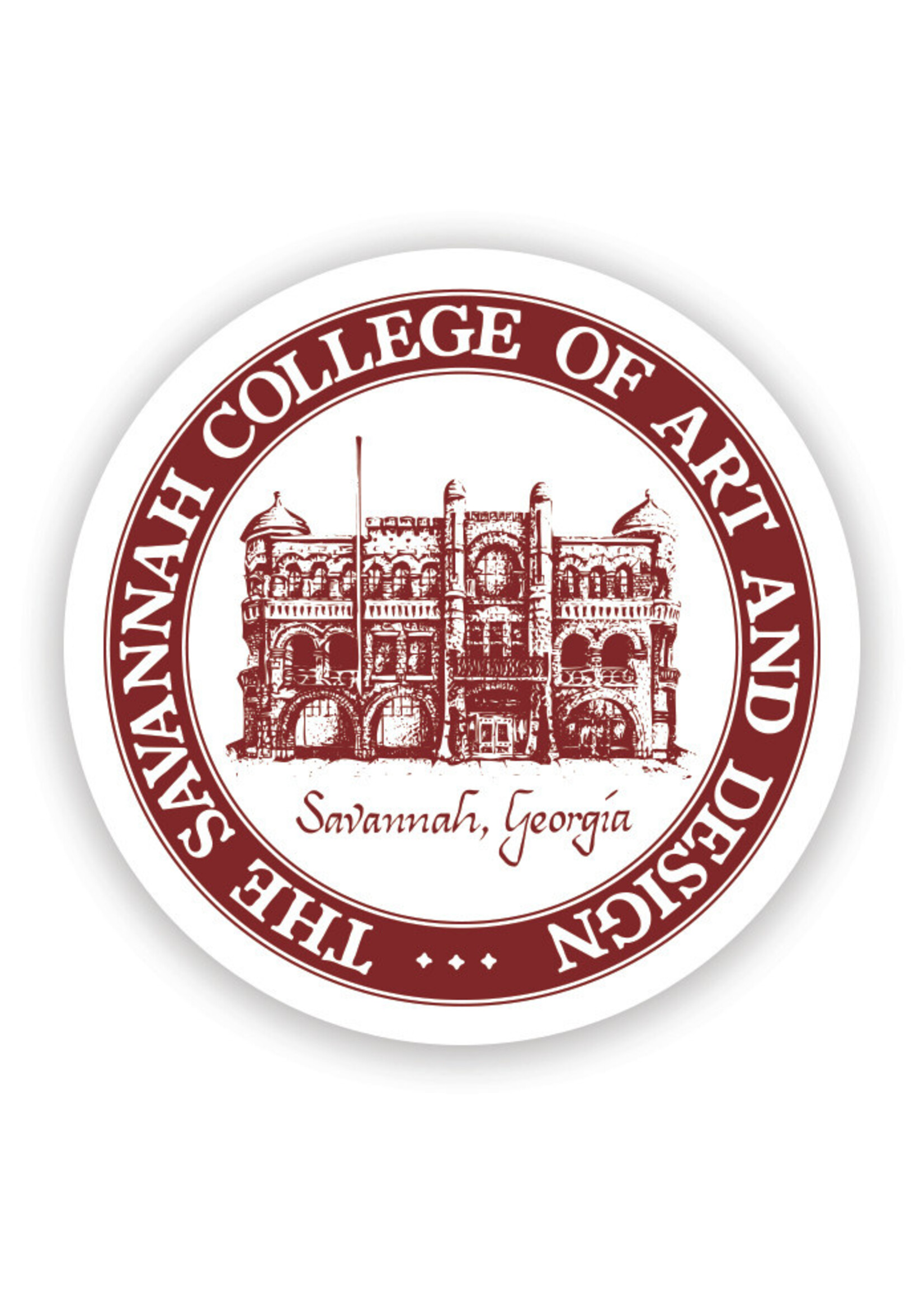 SCAD SCAD Poetter Hall Sticker