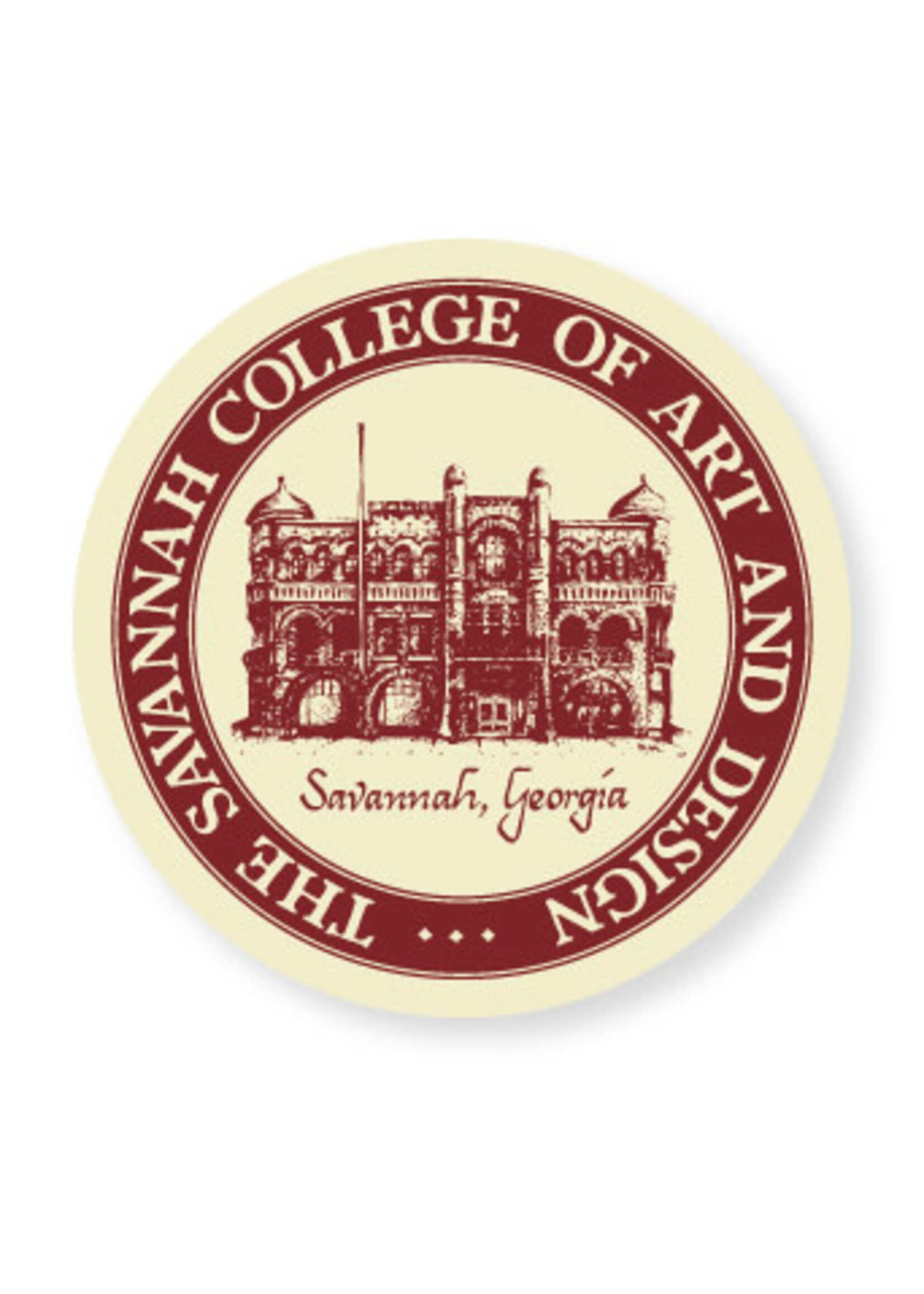 SCAD SCAD Poetter Hall Car Magnet