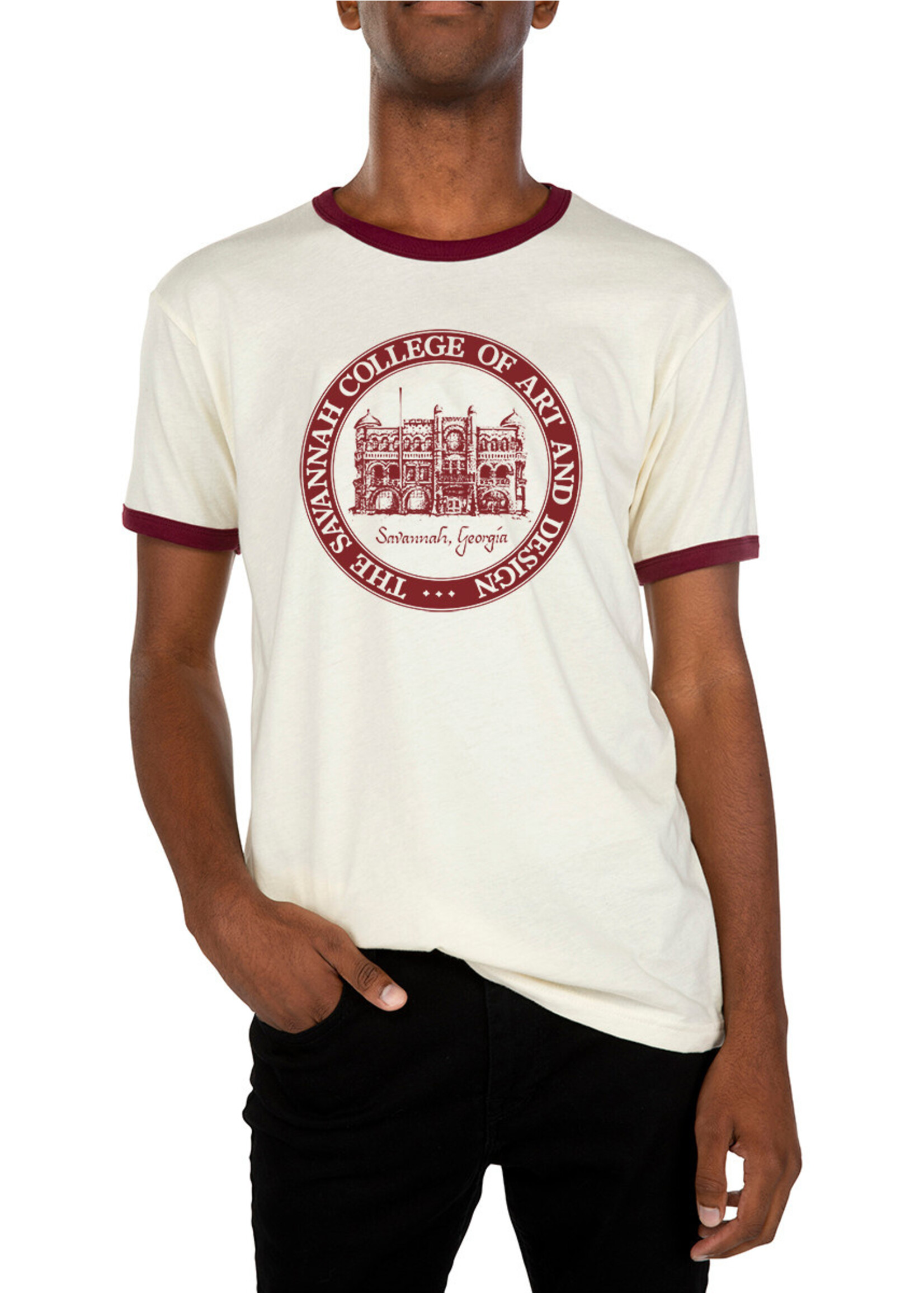 SCAD SCAD Poetter Hall Ringer Tshirt