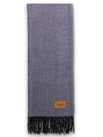 SCAD SCAD Woven Herringbone Throw Navy