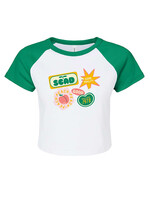 SCAD SCAD Farmer's Market Raglan Crop Top Green
