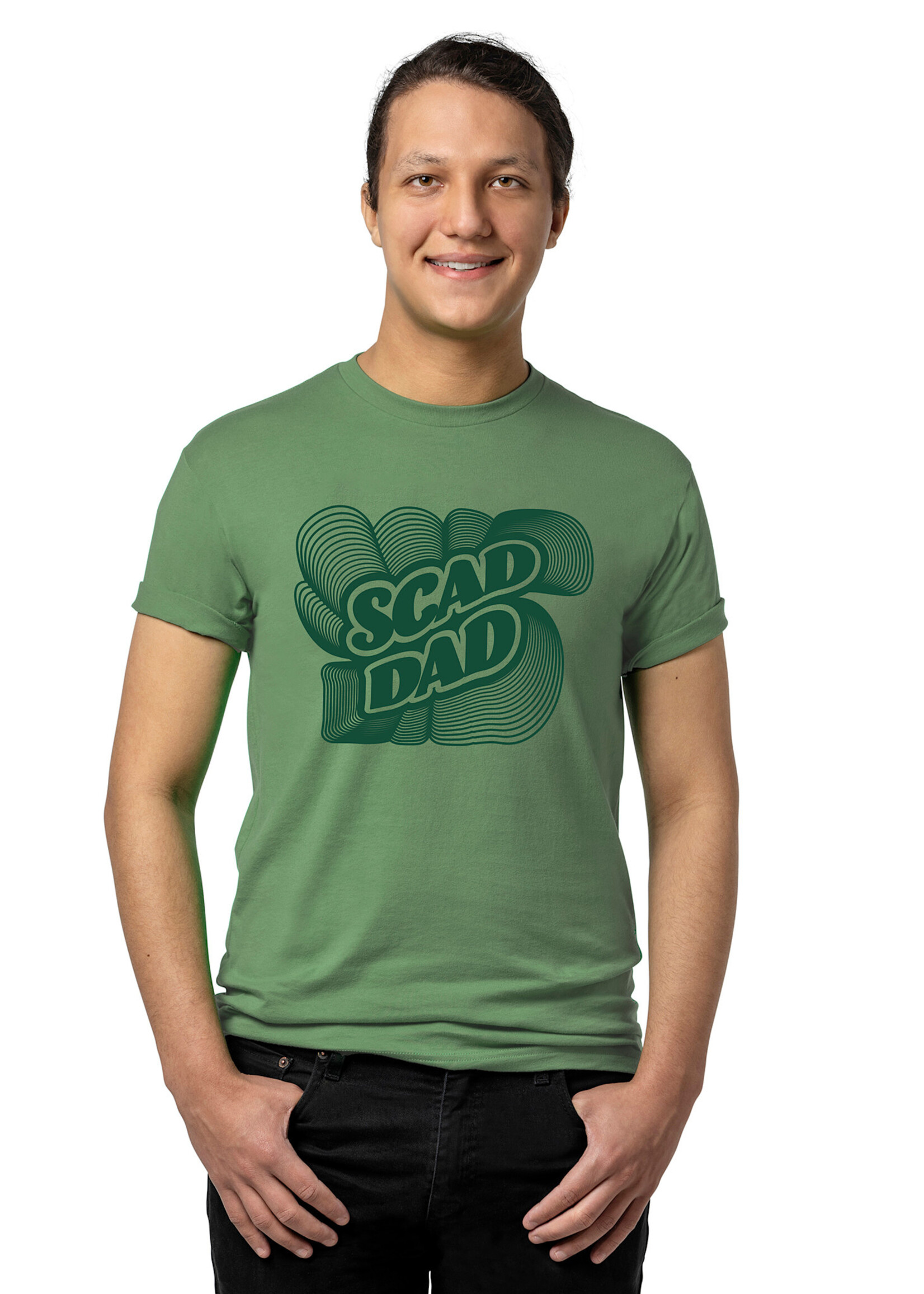 SCAD SCAD 70's Swirl Dad Adult Unisex T-shirt Leaf